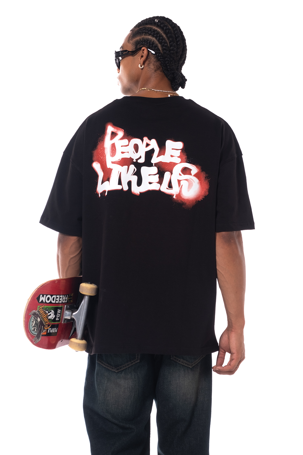 WAUER-Plu Oversi̇ze Tee 101-T-Shirts-3-Milagron.com