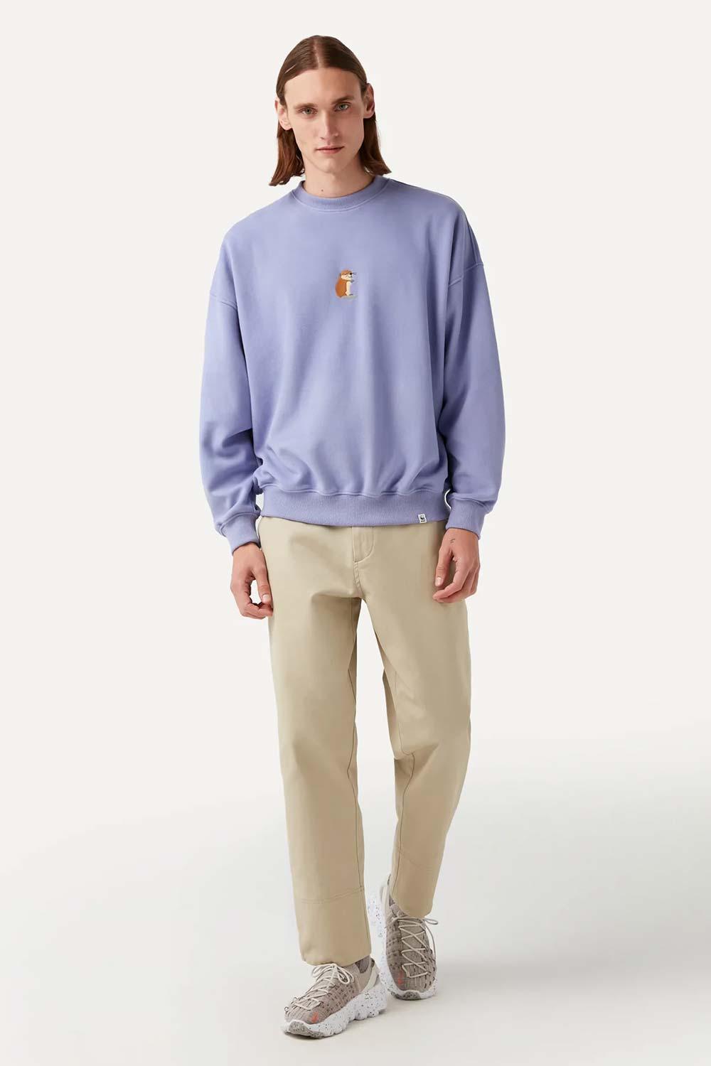 WWF Market-Beaver Kit Sweatshirt - Lilac-Sweatshirts & Hoodies-5-Milagron.com