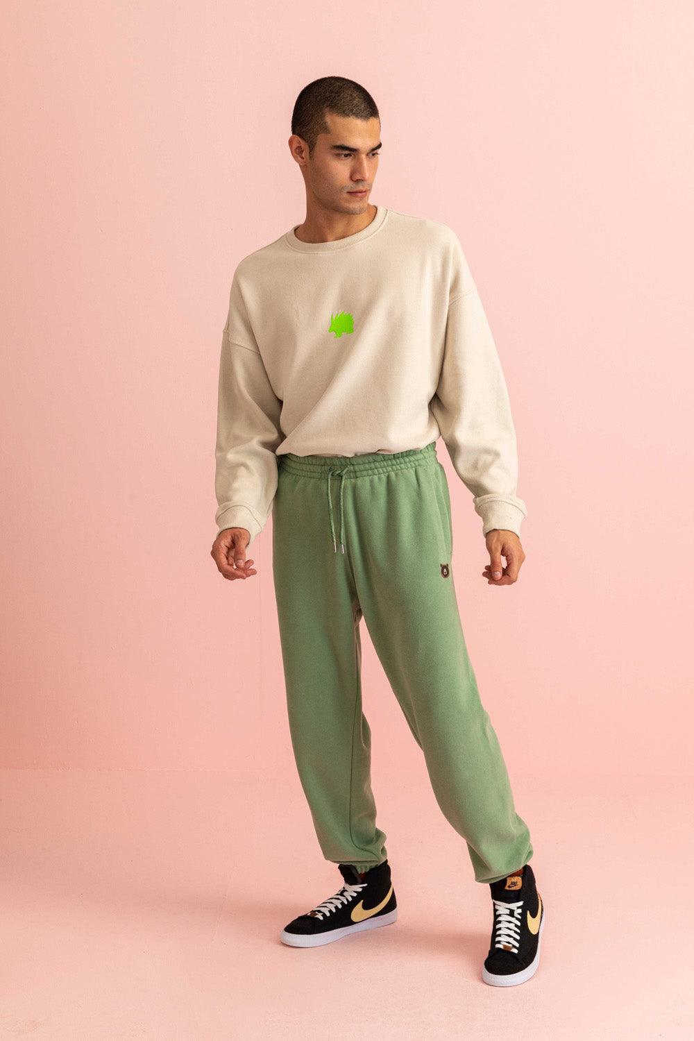 WWF Market-Bozayı Erkek Eşofman Altı - Yeşil-Eşofman-6-Milagron.com