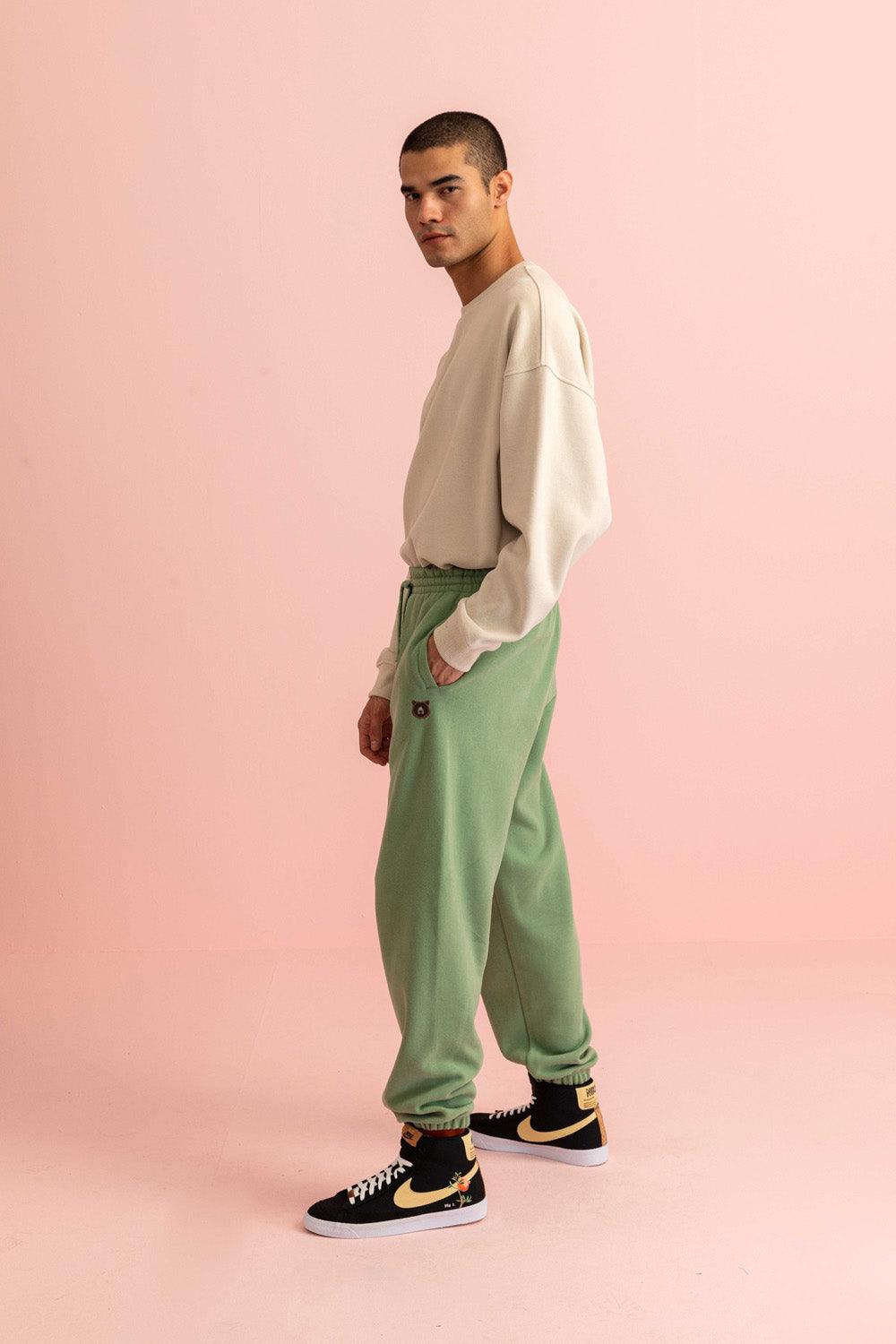 WWF Market-Bozayı Erkek Eşofman Altı - Yeşil-Eşofman-7-Milagron.com