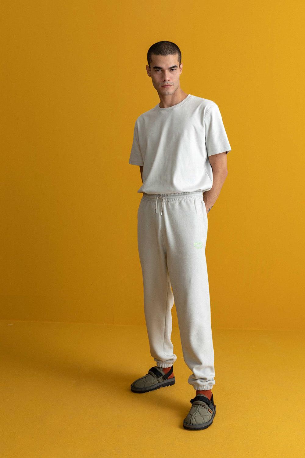 WWF Market-Bozayı Tipografi Erkek Eşofman Altı - Gri-Eşofman-5-Milagron.com