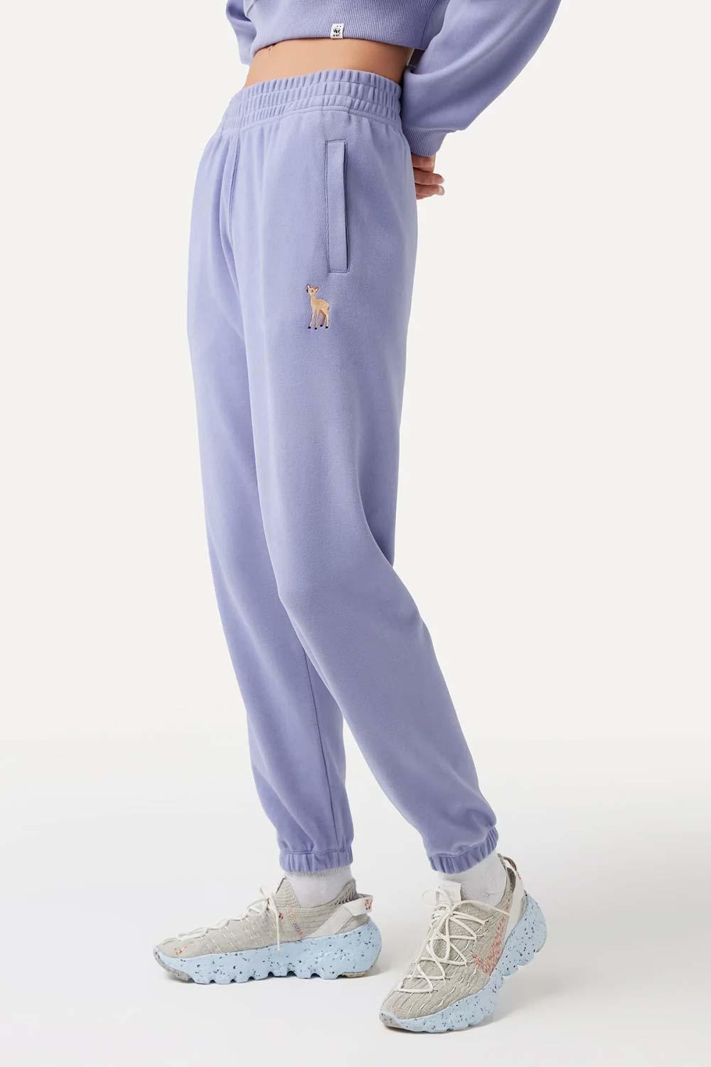 WWF Market-Ceylan Kadın Eşofman Altı - Mor-Eşofman-3-Milagron.com