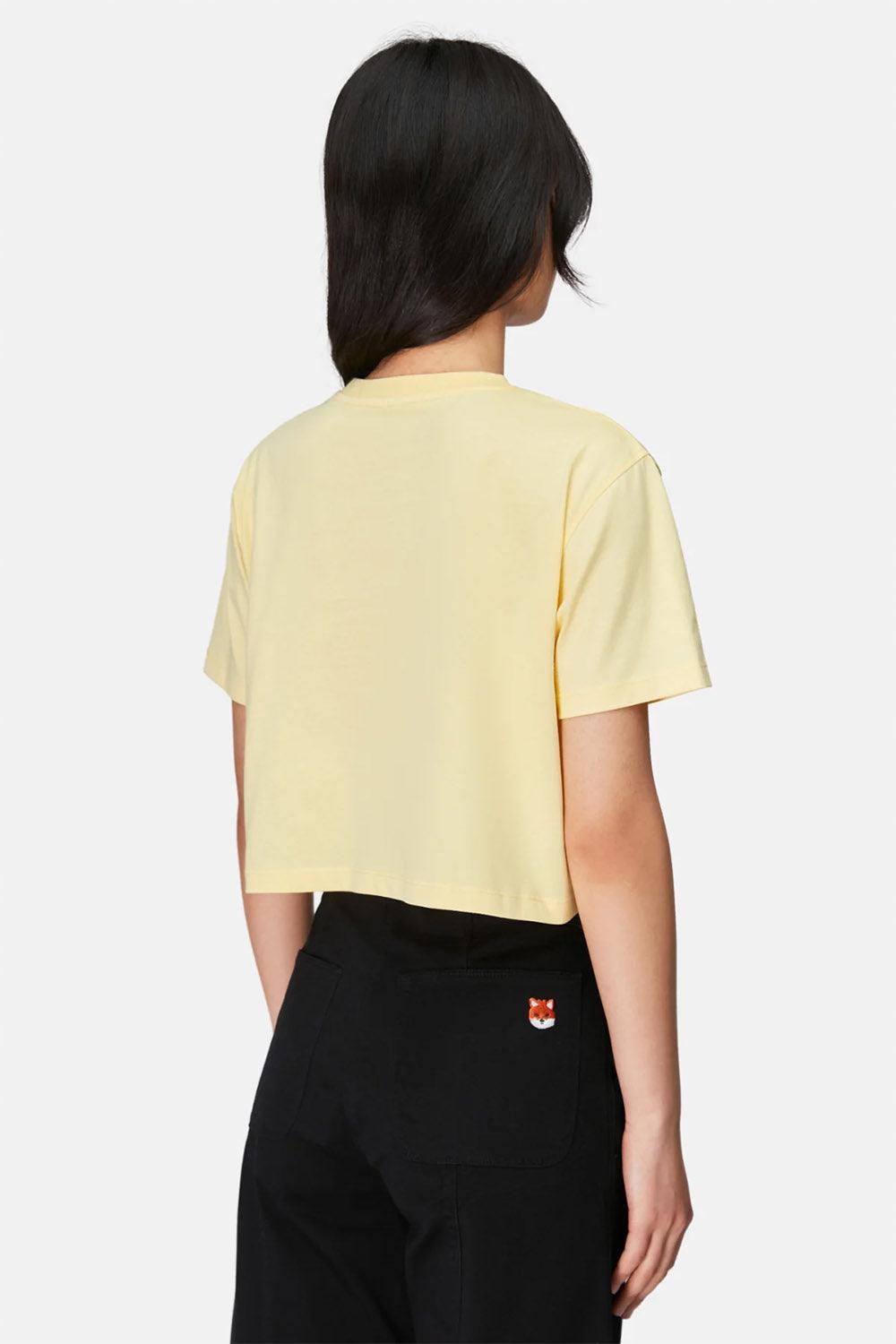 WWF Market-Cin Baykuşu Crop T-shirt - Açık Sarı-T-Shirts-3-Milagron.com