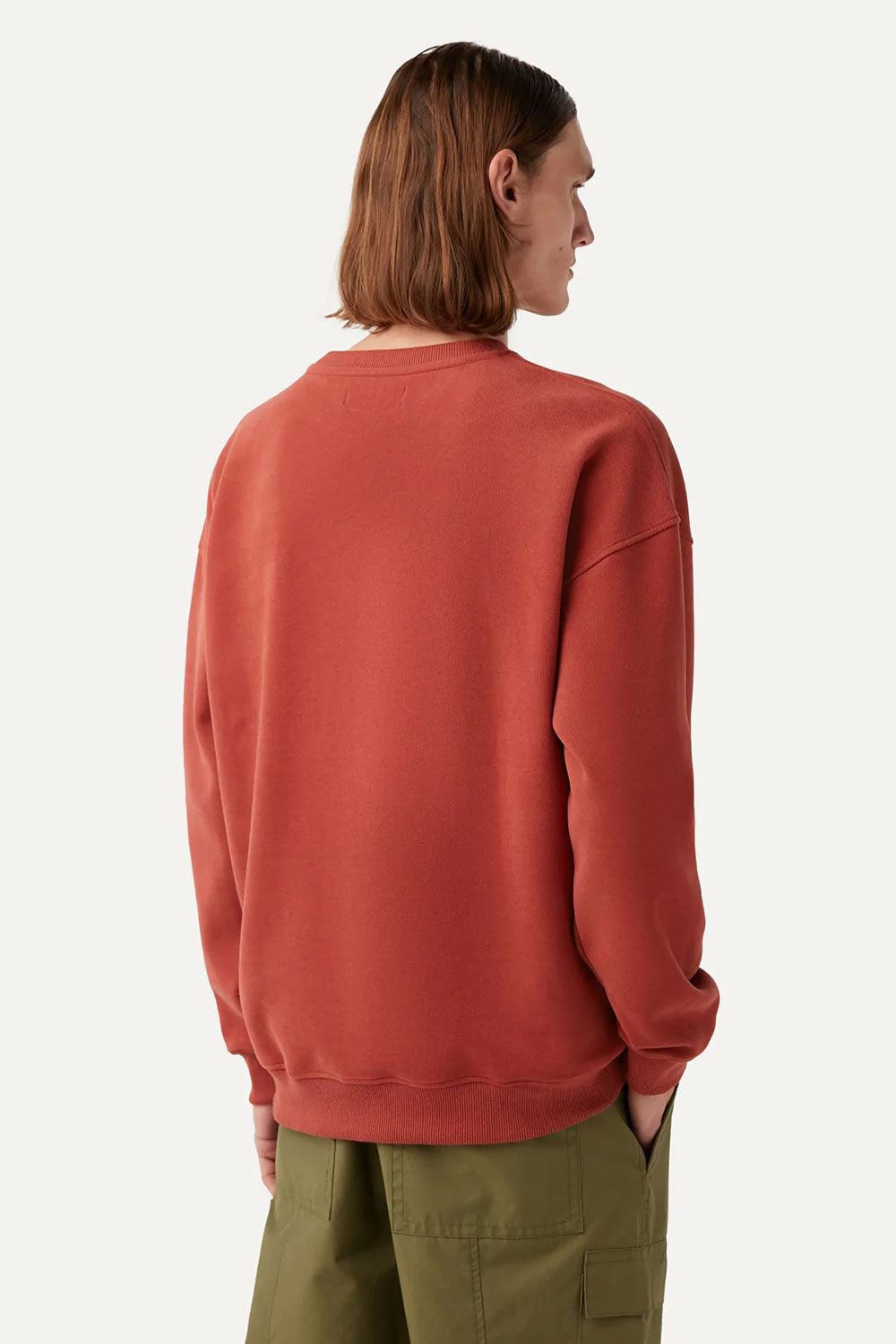 WWF Market-Cin Baykuşu Sweatshirt - Kiremit-Sweatshirts & Hoodies-6-Milagron.com