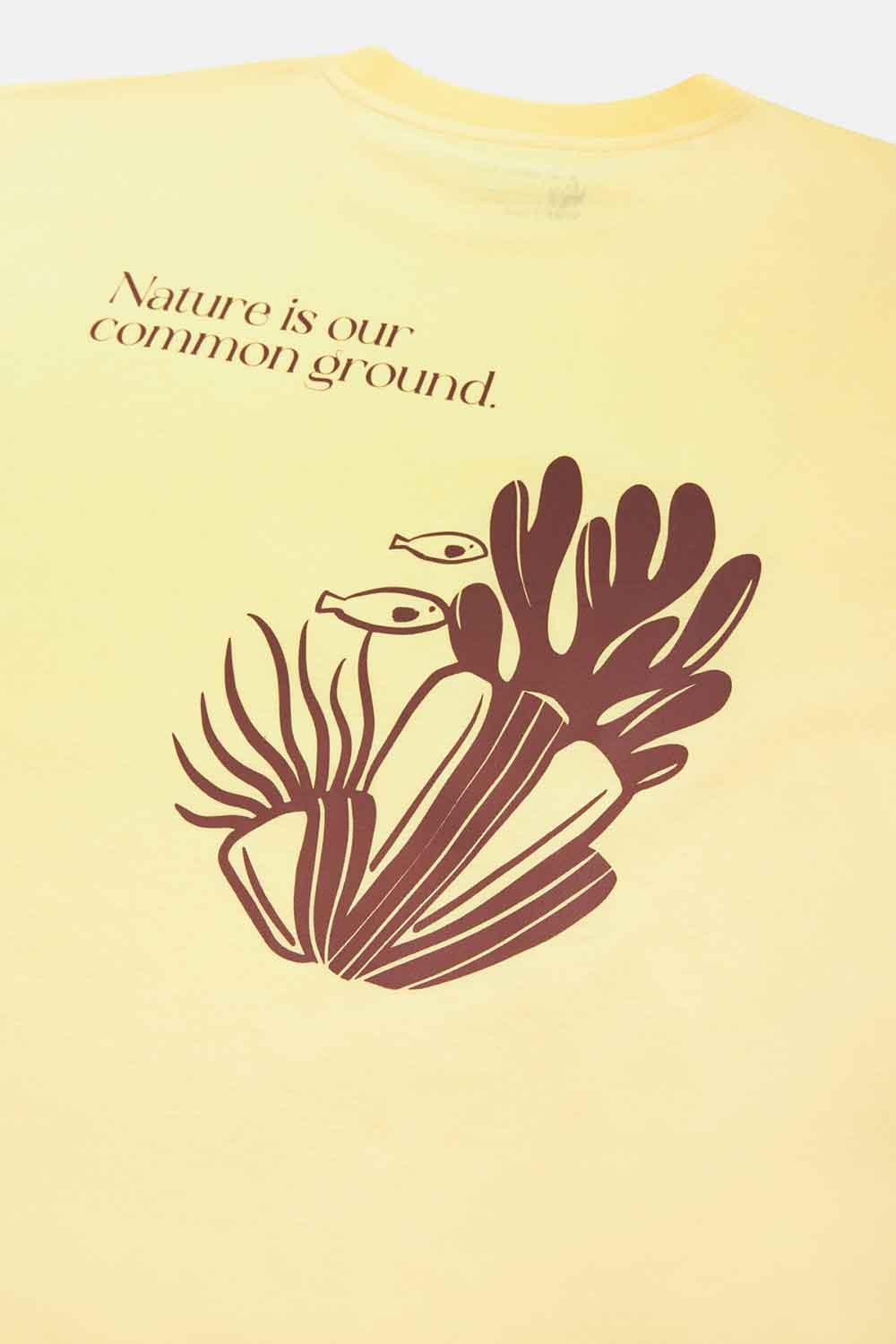 WWF Market-Common Ground Oversize T-Shirt - Sarı-T-Shirts-4-Milagron.com