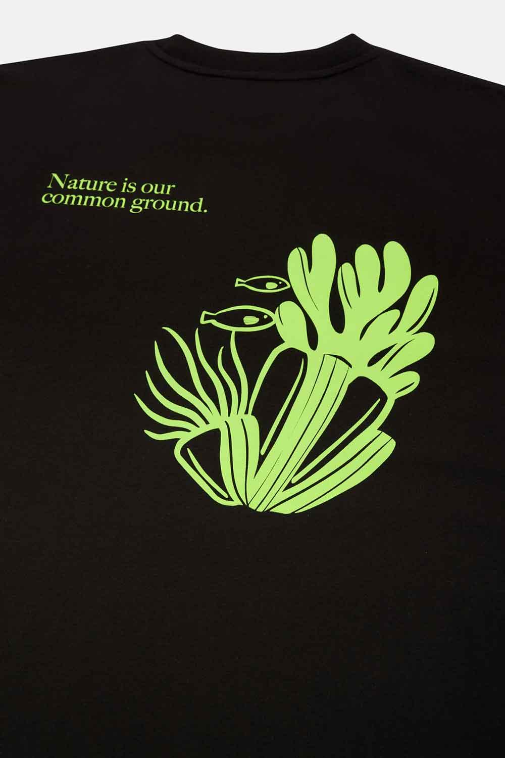WWF Market-Common Ground Oversize T-Shirt - Siyah-T-Shirts-4-Milagron.com