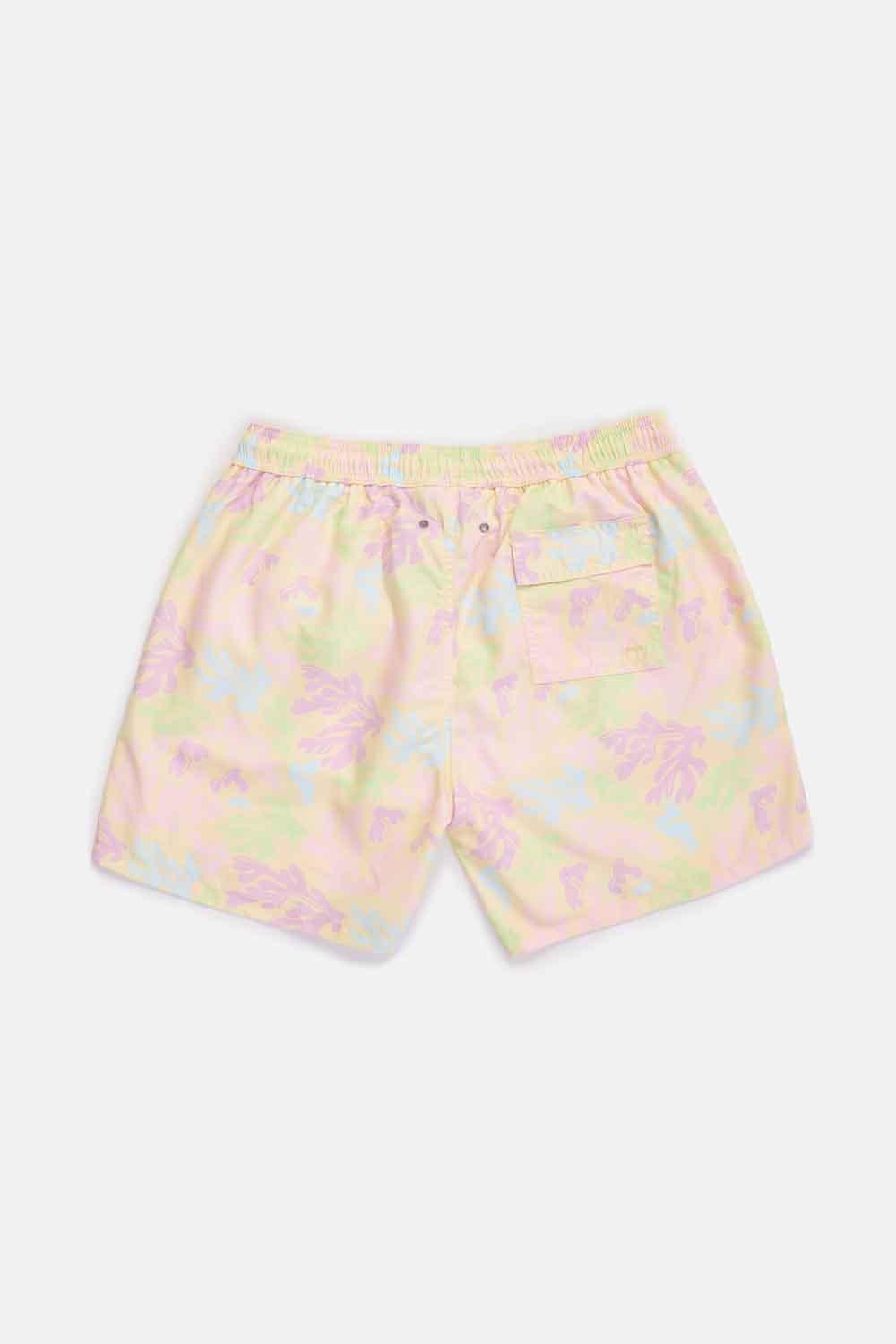 WWF Market-Coral All Over Print Deniz Şortu - Sarı-Mayo-3-Milagron.com