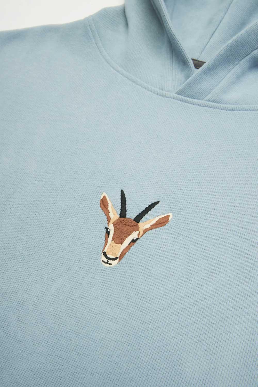 WWF Market-Dağ Ceylanı Hoodie - Buz Mavisi-Sweatshirts & Hoodies-2-Milagron.com