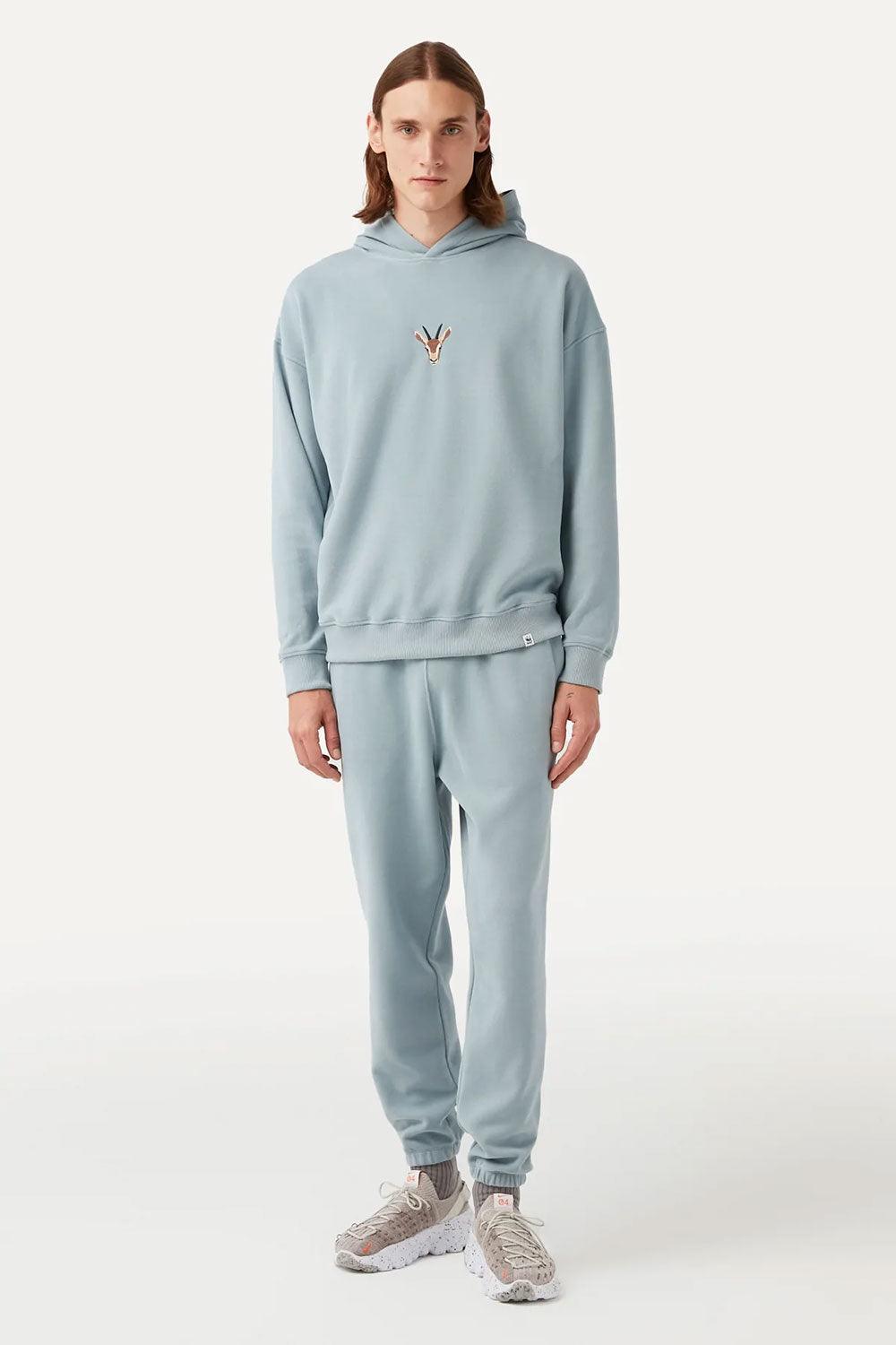 WWF Market-Dağ Ceylanı Hoodie - Buz Mavisi-Sweatshirts & Hoodies-5-Milagron.com