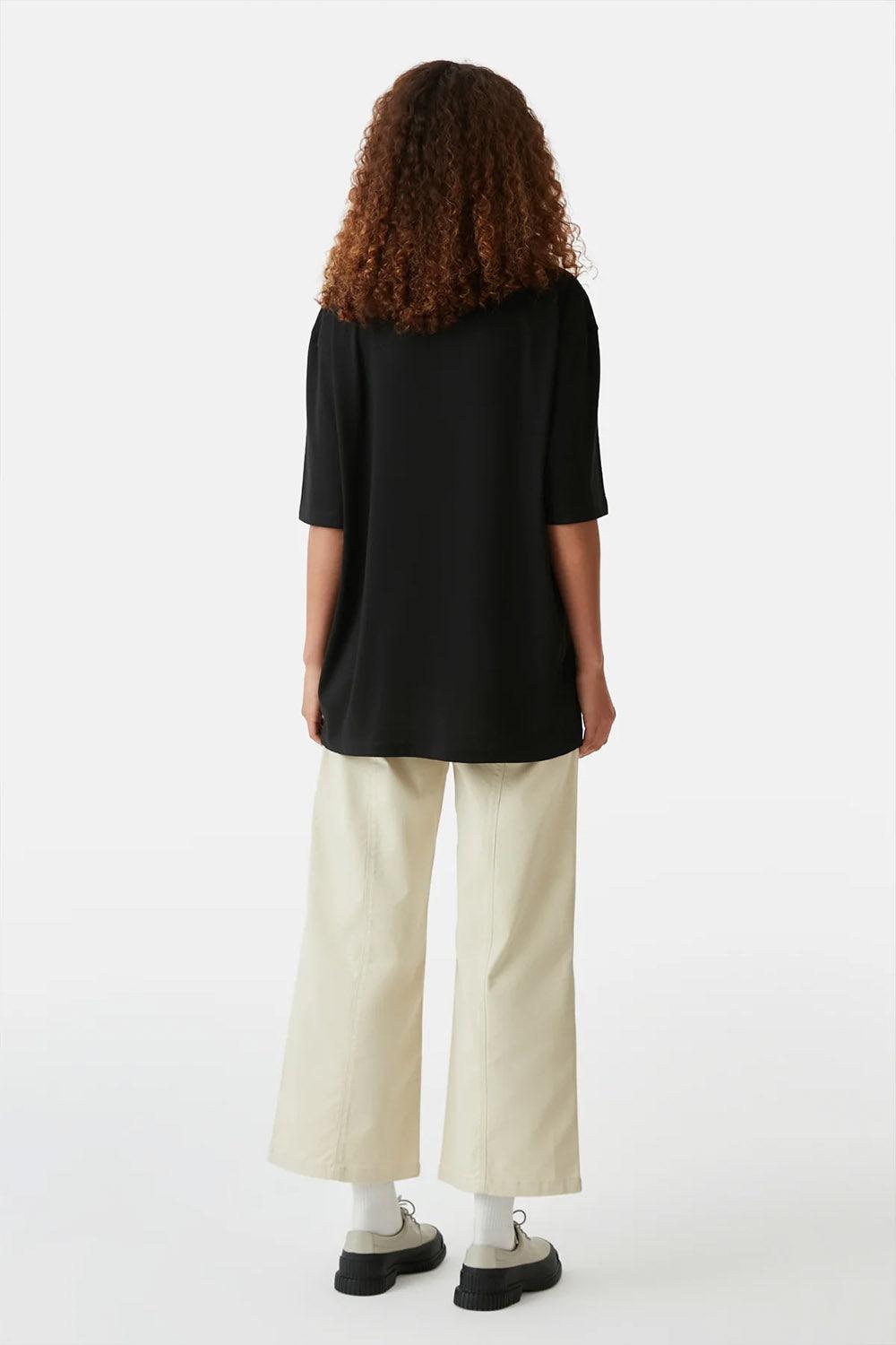 WWF Market-Gergedan Oversize T-shirt - Siyah-T-Shirts-7-Milagron.com