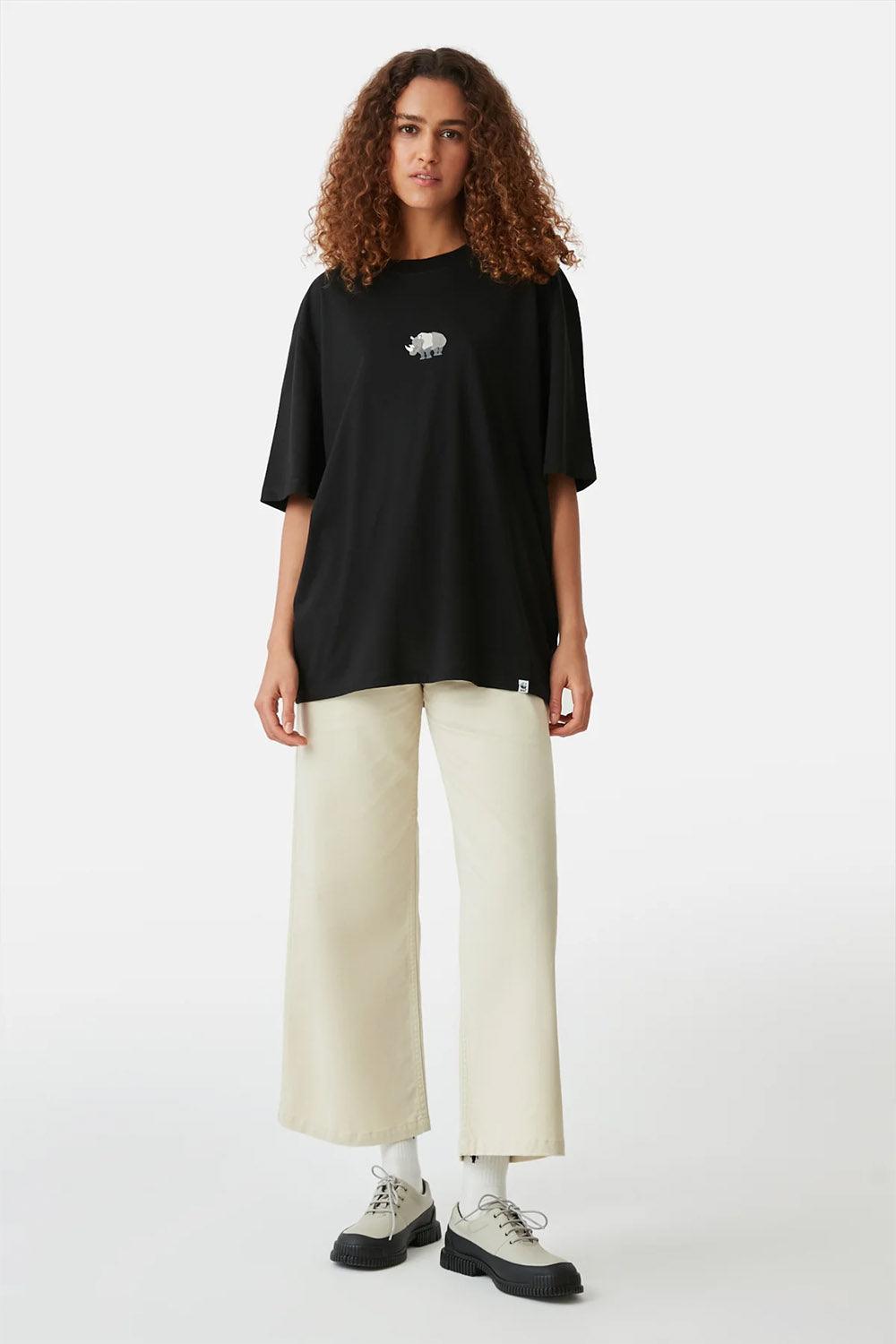 WWF Market-Gergedan Oversize T-shirt - Siyah-T-Shirts-9-Milagron.com