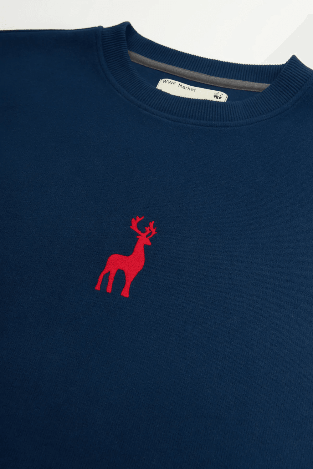 WWF Market-Geyik Sweatshirt - Lacivert-Sweatshirts & Hoodies-2-Milagron.com