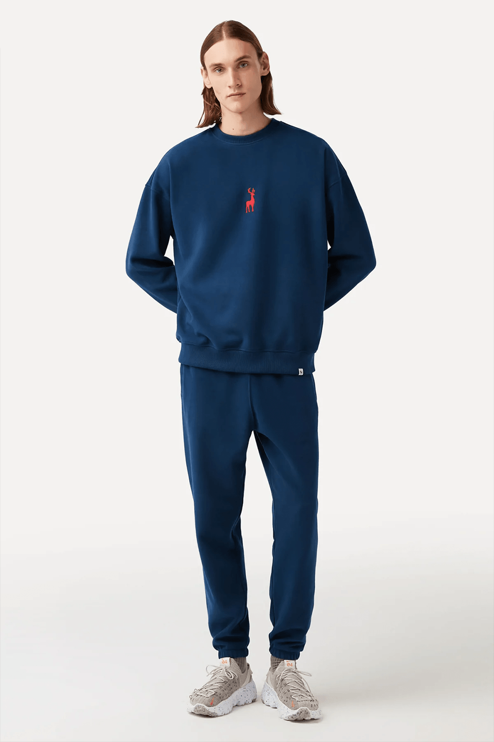 WWF Market-Geyik Sweatshirt - Lacivert-Sweatshirts & Hoodies-3-Milagron.com