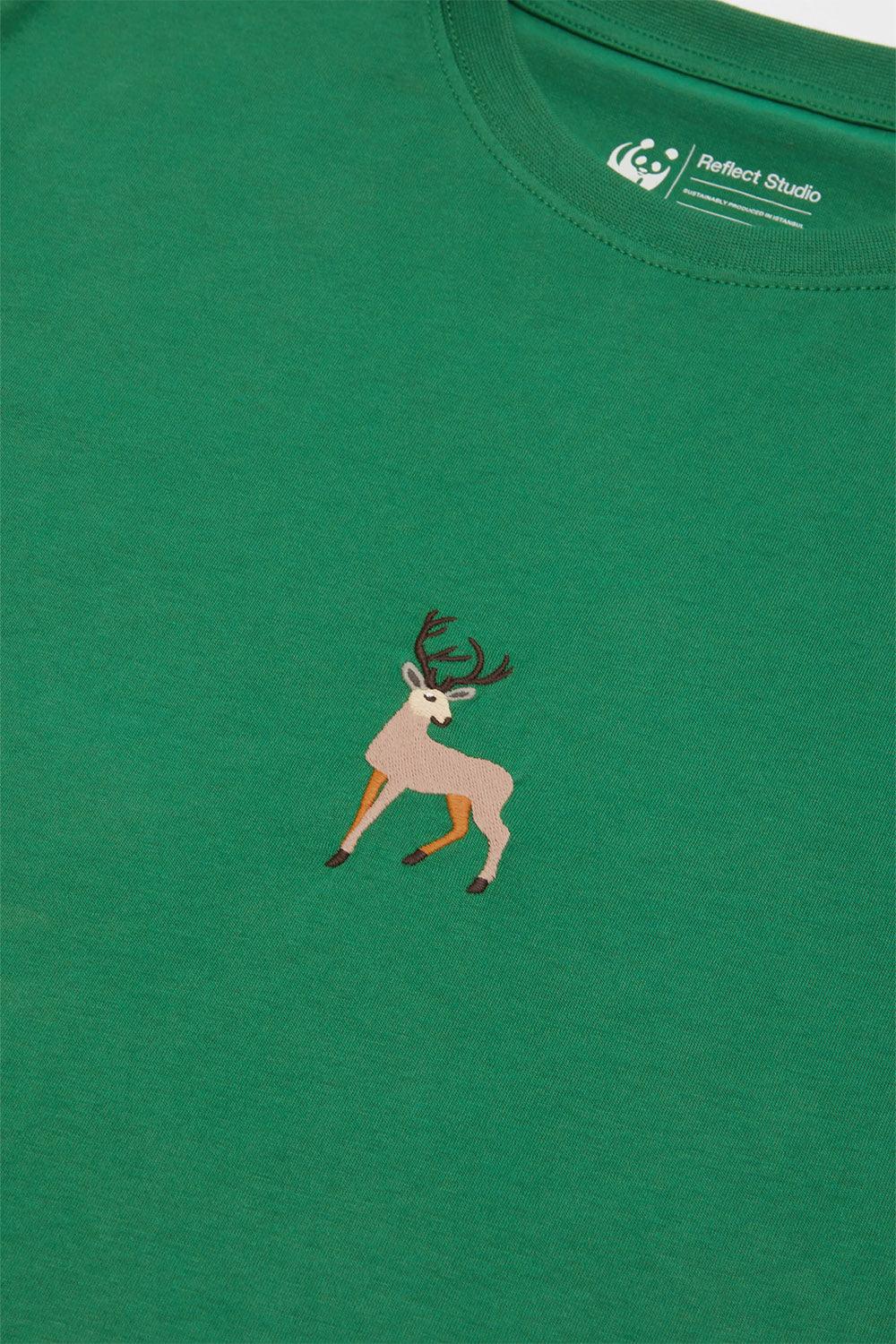 WWF Market-Geyik T-shirt - Yeşil-T-Shirts-4-Milagron.com