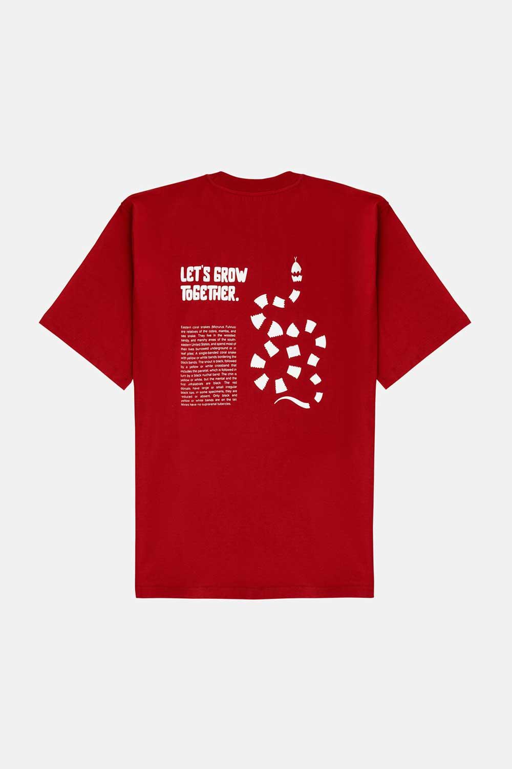 WWF Market-Grow Oversize T-Shirt - Koyu Oranj-T-Shirts-3-Milagron.com