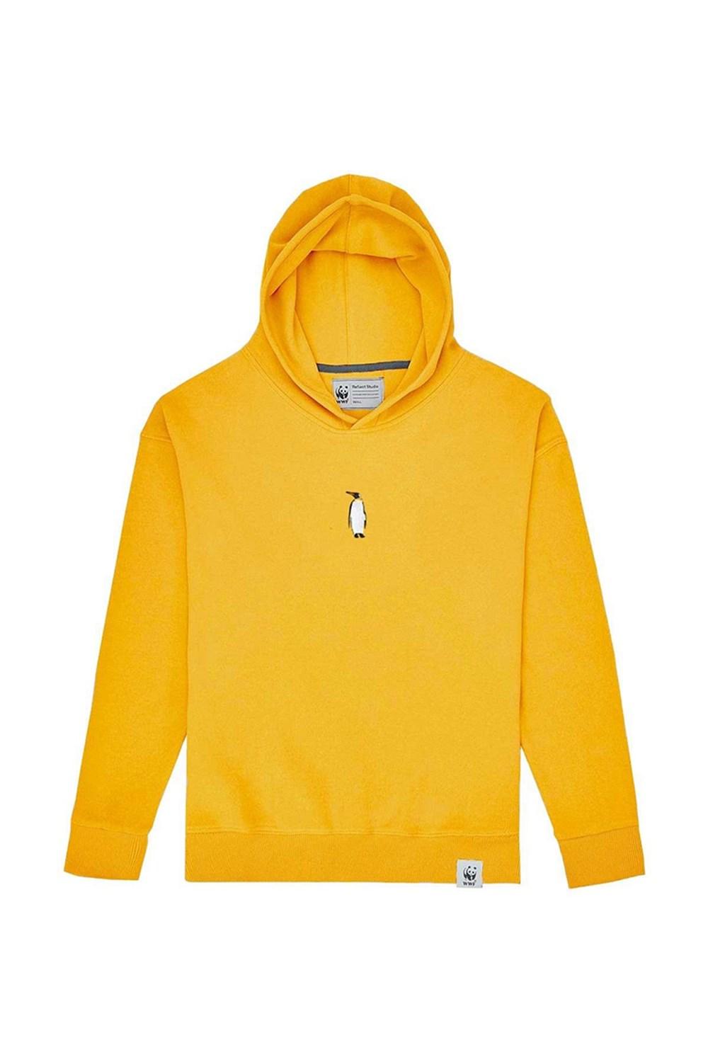 WWF Market-İmparator Penguen Hoodie - Sarı-Sweatshirts & Hoodies-1-Milagron.com