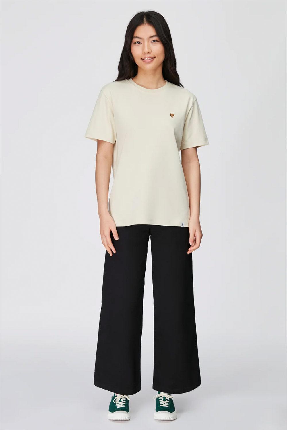 WWF Market-Kaplan T-shirt - Parşömen Bej-T-Shirts-5-Milagron.com