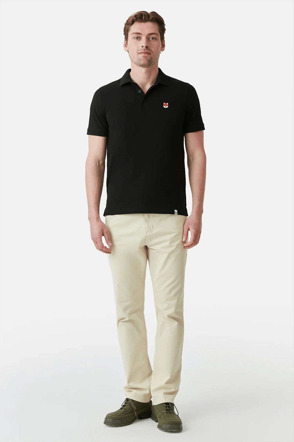 WWF Market-Kızıl Tilki Polo Yaka T-shirt - Siyah-T-Shirts-3-Milagron.com