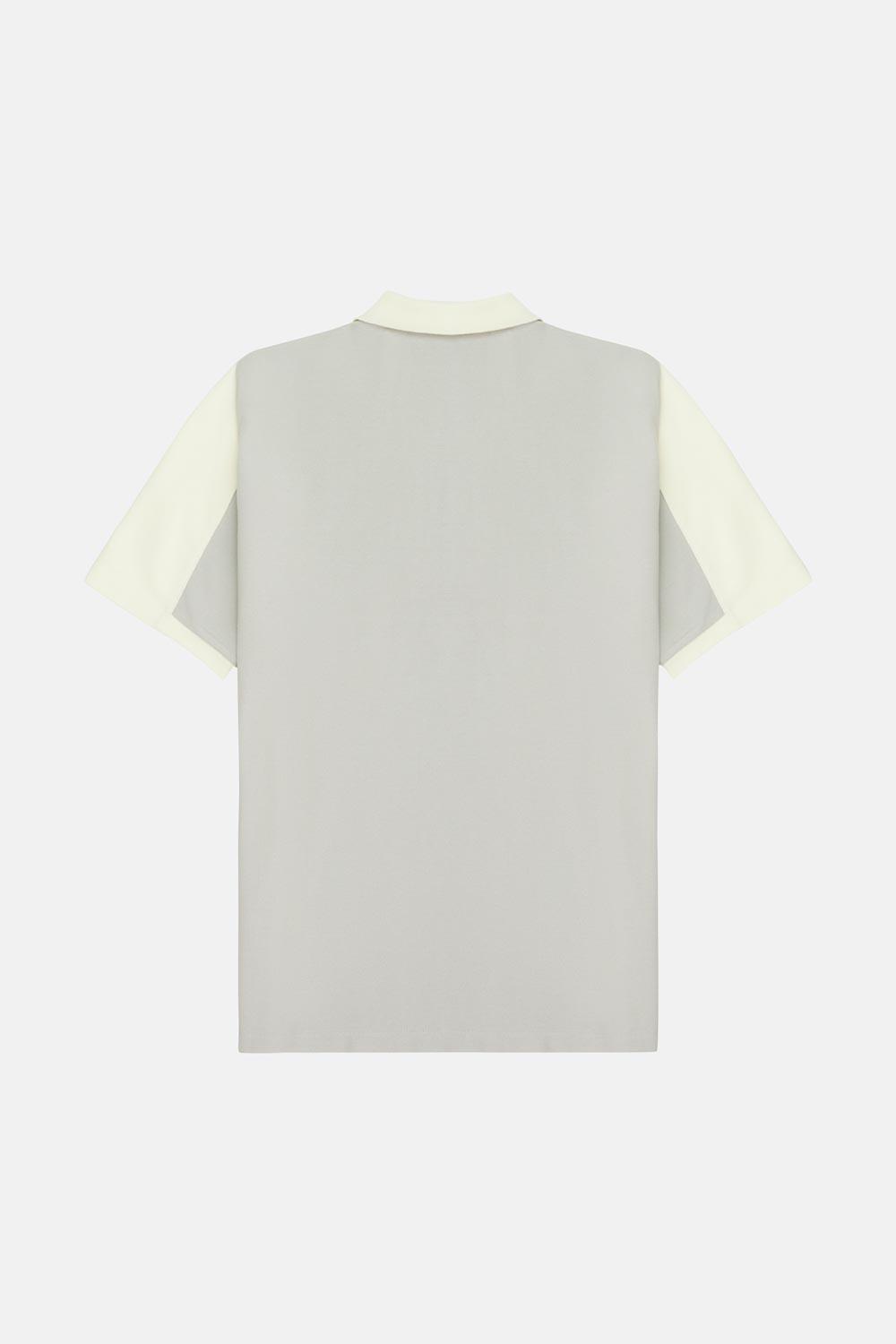 WWF Market-Koala Colorblock Polo Yaka T-Shirt - Gri-T-Shirts-2-Milagron.com