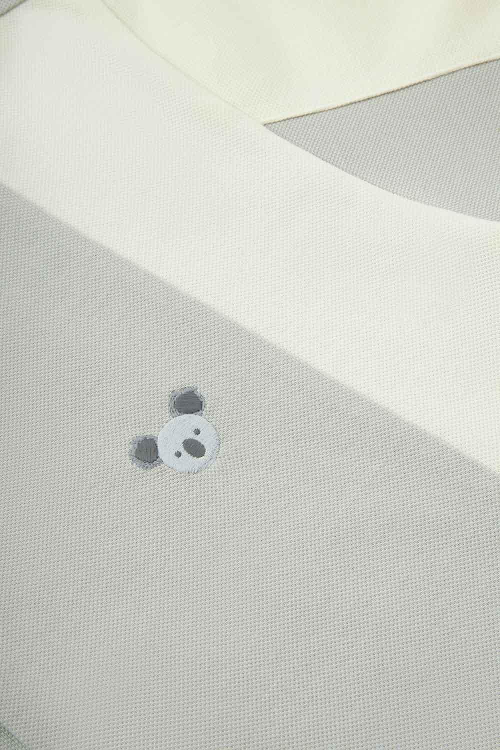 WWF Market-Koala Colorblock Polo Yaka T-Shirt - Gri-T-Shirts-3-Milagron.com