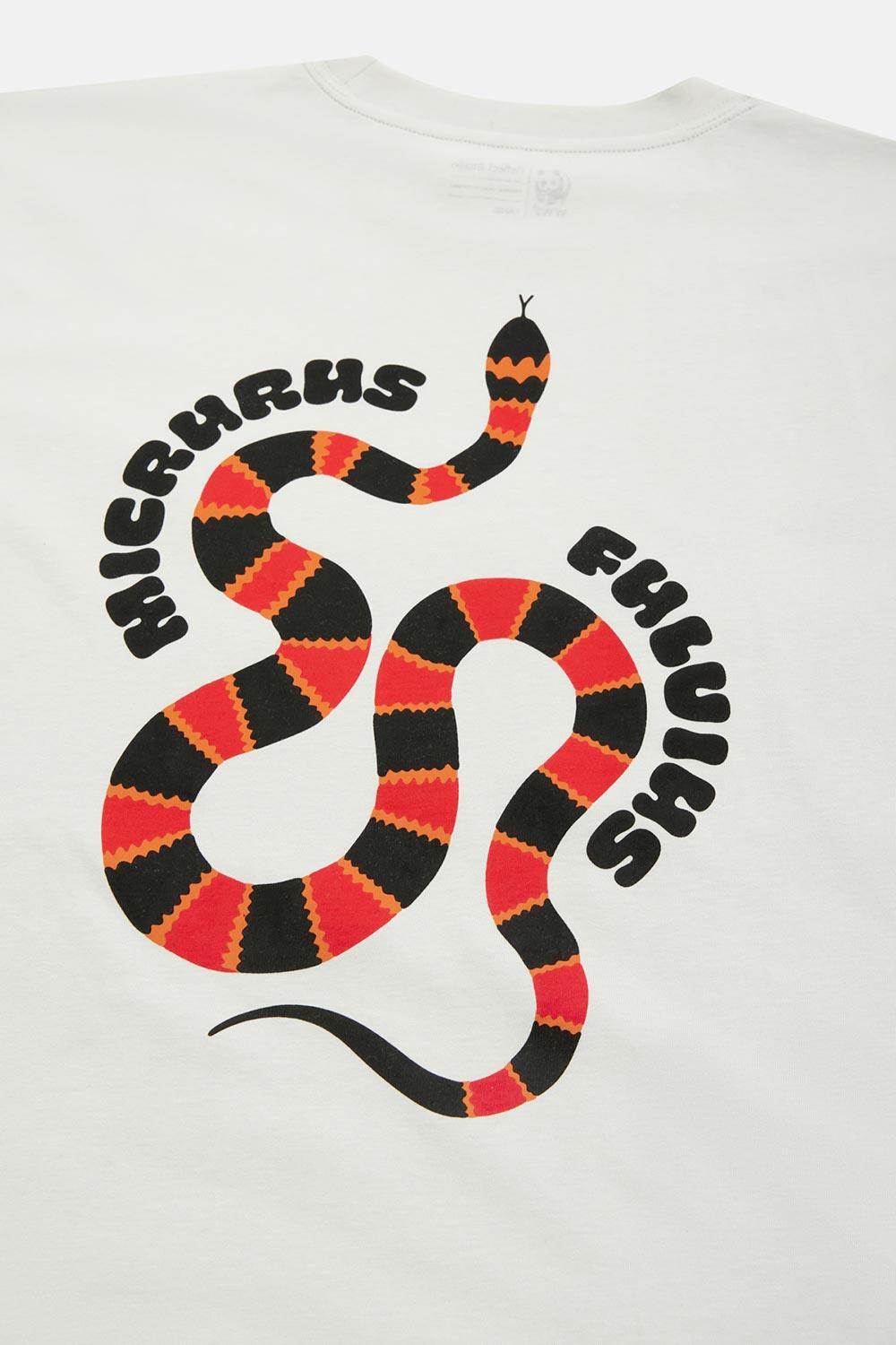 WWF Market-Mercan Yılanı Oversize T-Shirt - Gri-T-Shirts-2-Milagron.com