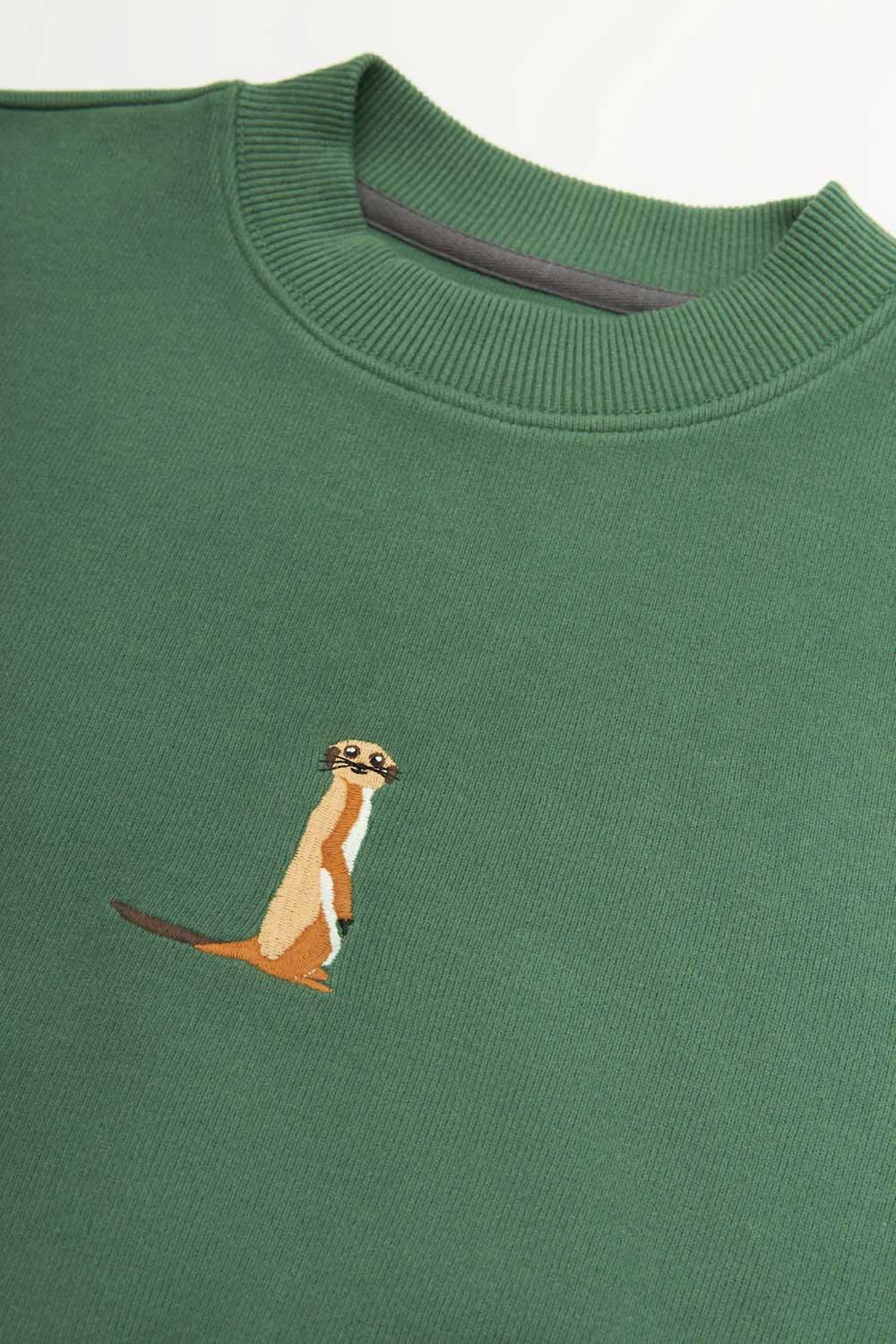 WWF Market-Mirket Crop Sweatshirt - Yeşil-Sweatshirts & Hoodies-3-Milagron.com