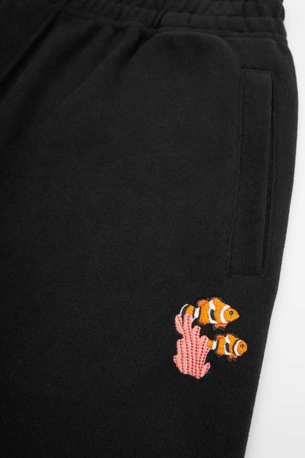 WWF Market-Palyaço Balığı Kadın Eşofman - Siyah-Eşofman-2-Milagron.com