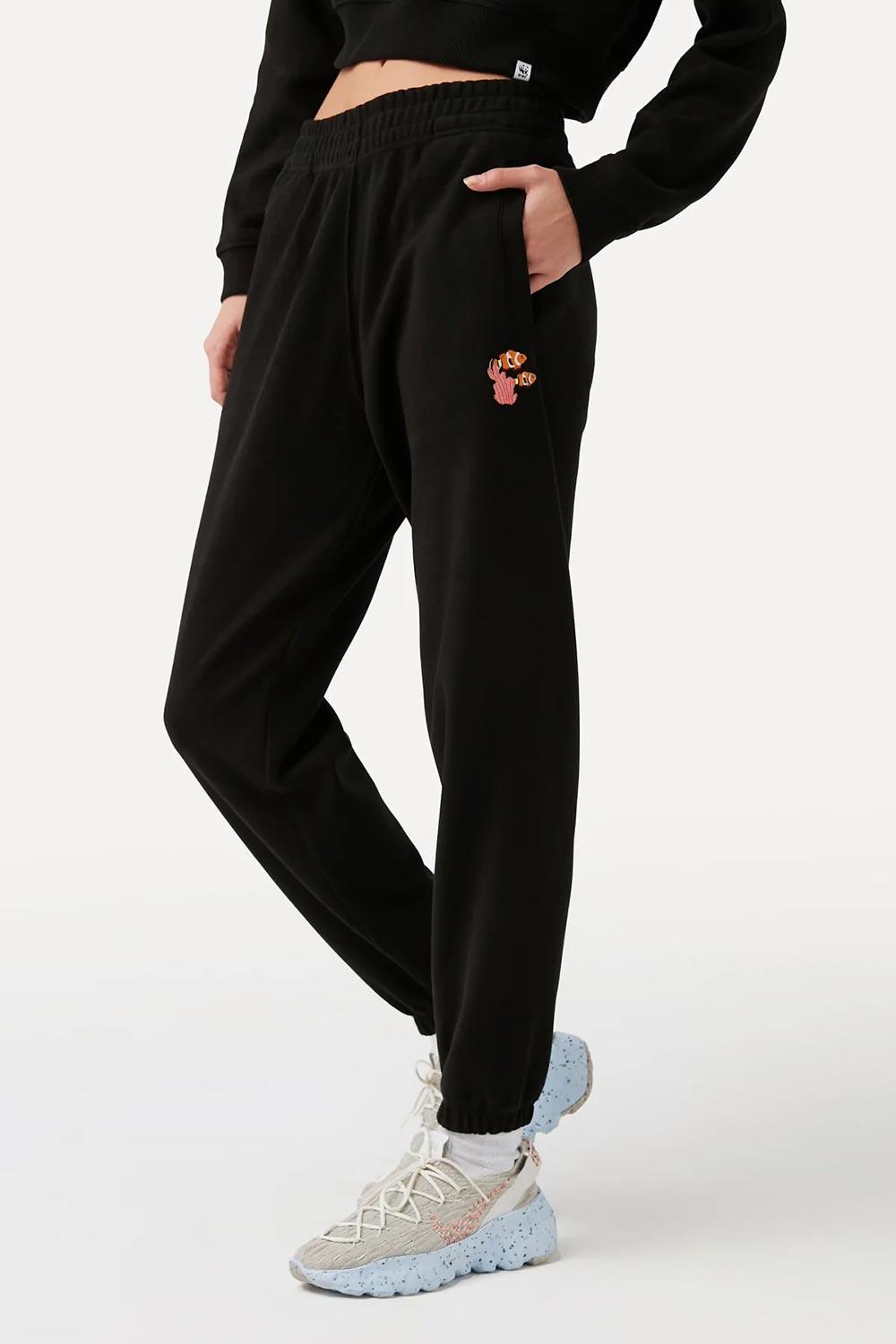 WWF Market-Palyaço Balığı Kadın Eşofman - Siyah-Eşofman-3-Milagron.com