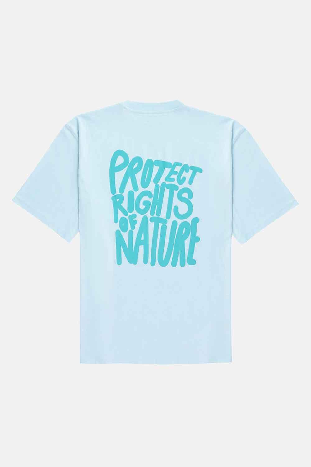 WWF Market-Protect Rights Oversize T-Shirt - Açık Mavi-T-Shirts-3-Milagron.com