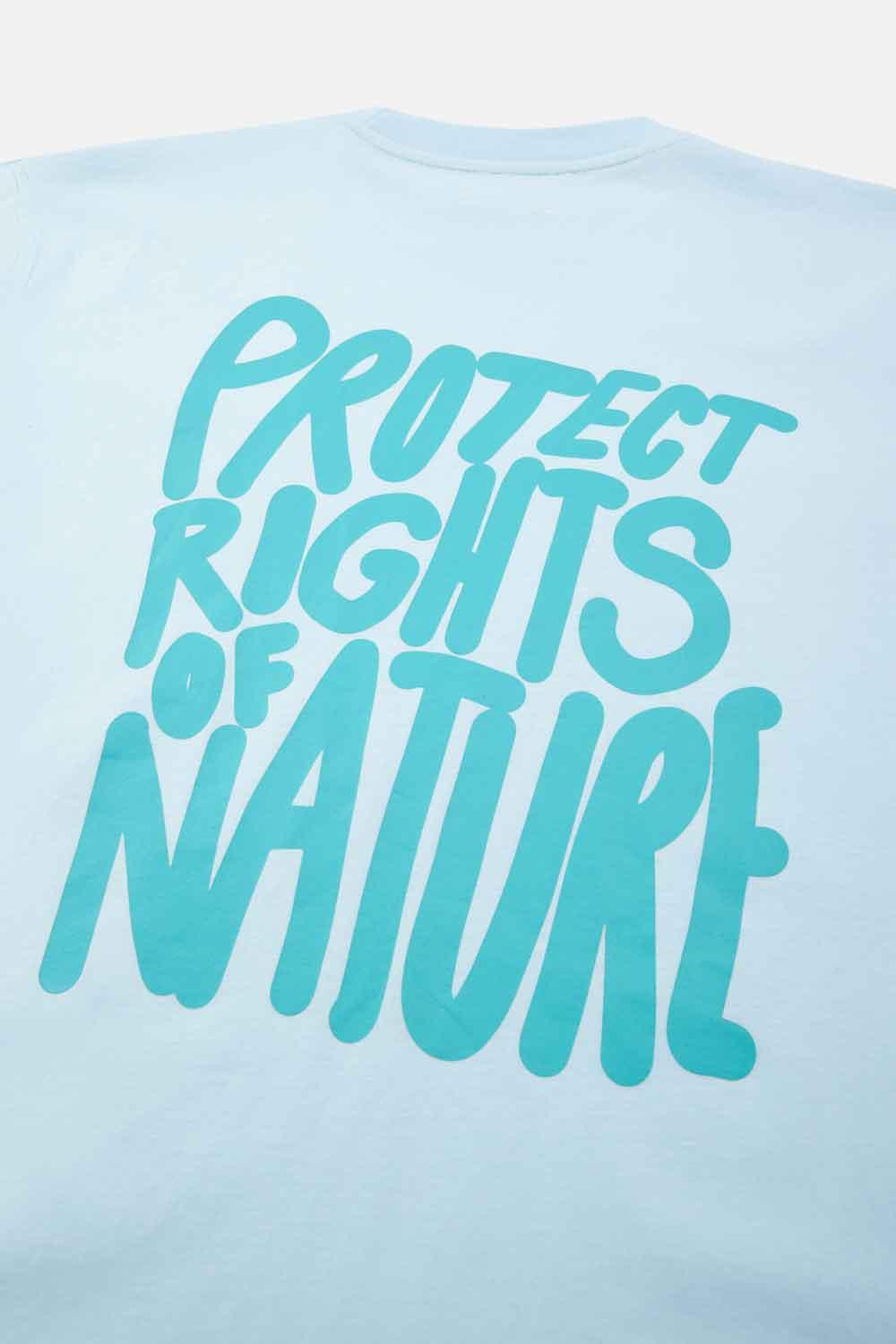 WWF Market-Protect Rights Oversize T-Shirt - Açık Mavi-T-Shirts-4-Milagron.com
