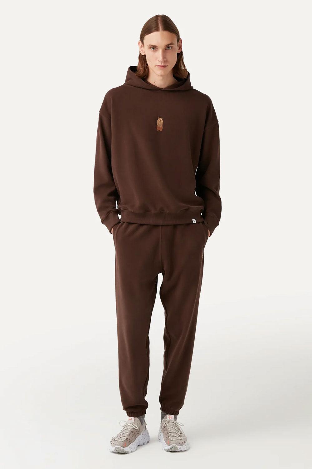 WWF Market-Quokka Hoodie - Kahverengi-Sweatshirts & Hoodies-7-Milagron.com