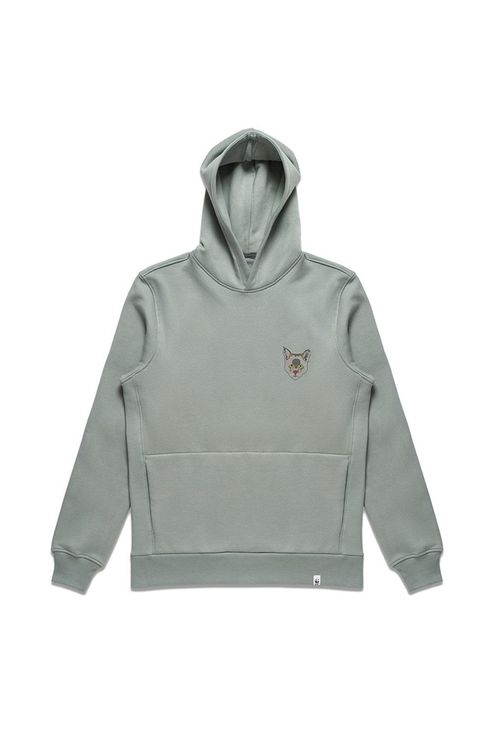 WWF Market-Saz Kedisi Hoodie - Gri-Sweatshirts & Hoodies-1-Milagron.com