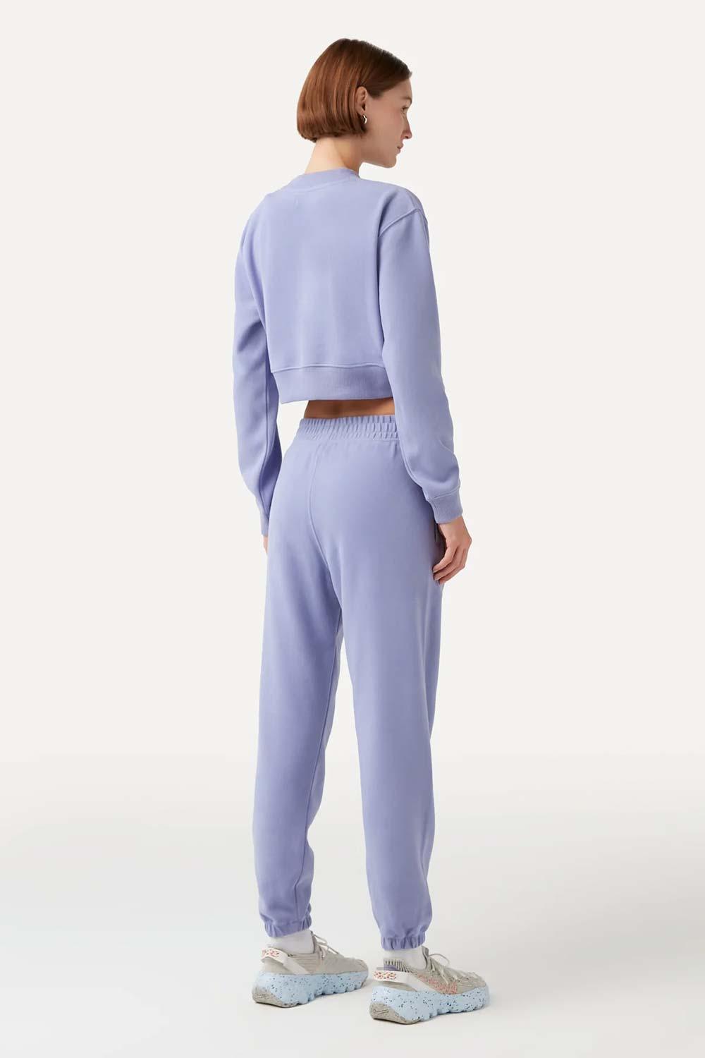 WWF Market-Sincap Crop Sweatshirt - Lila-Sweatshirts & Hoodies-5-Milagron.com