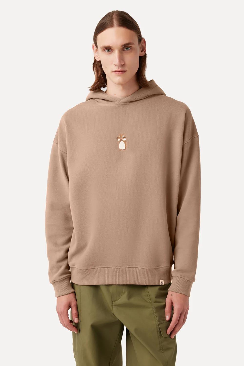 WWF Market-Sincap Hoodie - Açık Kahverengi-Sweatshirts & Hoodies-3-Milagron.com