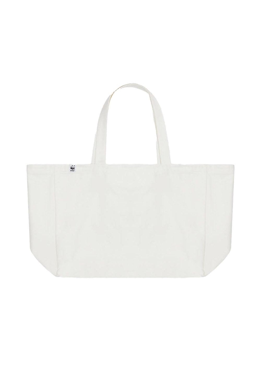 WWF Market-Yavru İmparator Penguen Çanta - Ekru-Bez Çanta-3-Milagron.com