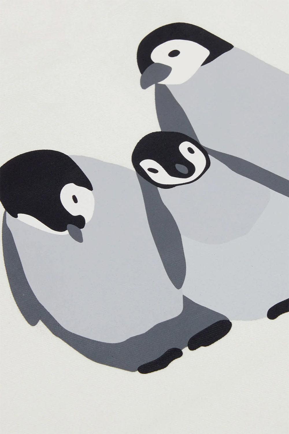 WWF Market-Yavru İmparator Penguen Çanta - Ekru-Bez Çanta-4-Milagron.com