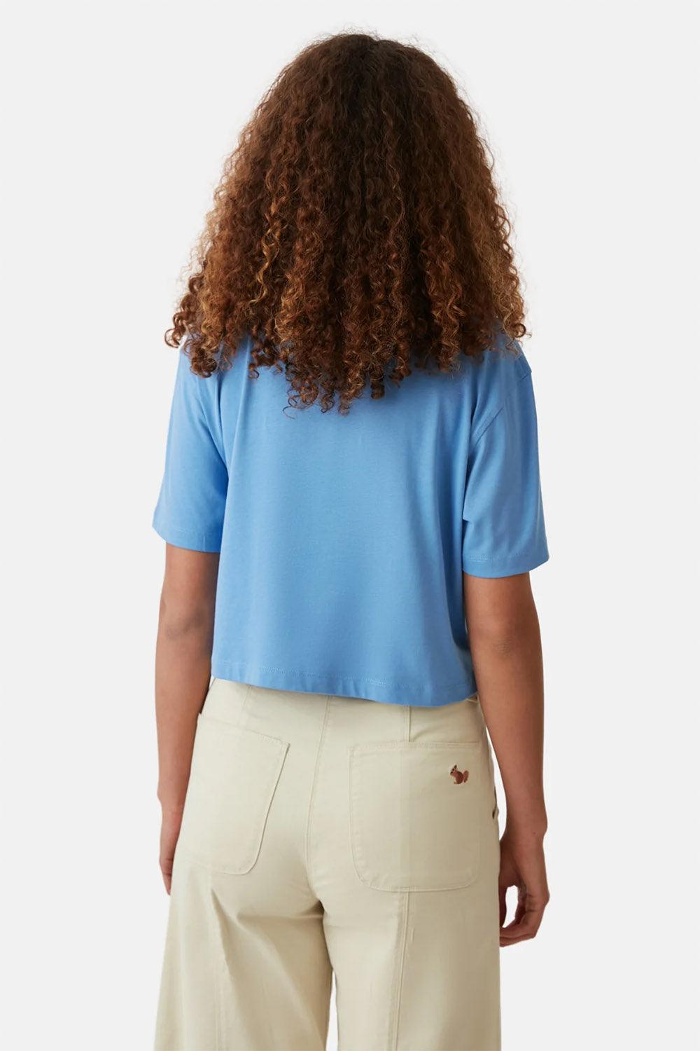 WWF Market-Yavru İmparator Penguen Crop T-shirt - Mavi-T-Shirts-5-Milagron.com