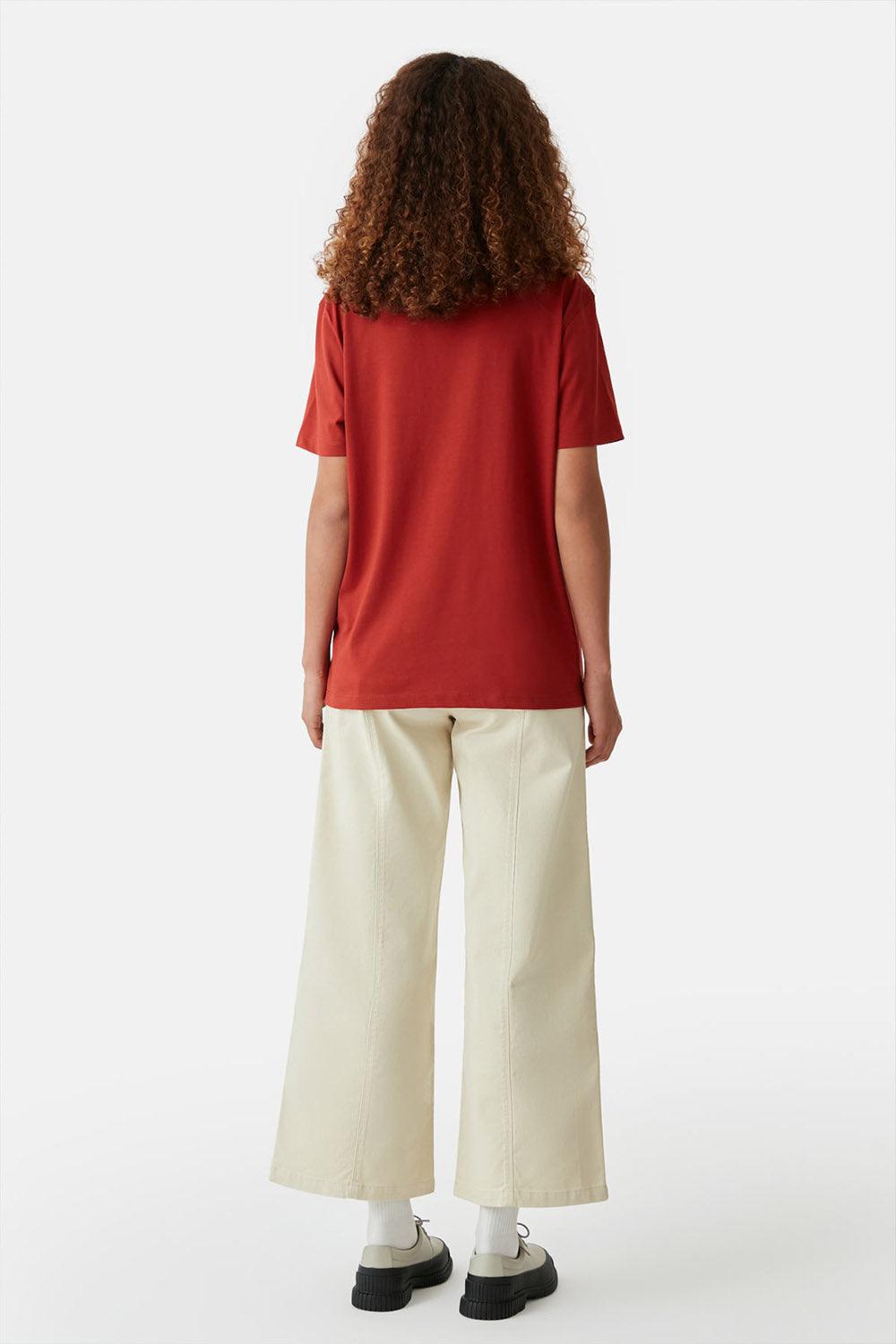 WWF Market-Yavru Kızıl Panda Oversize T-shirt - Kiremit-T-Shirts-6-Milagron.com