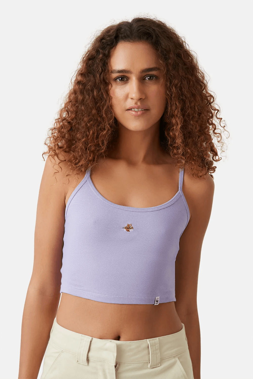 WWF Market-Yavru Sincap Crop Atlet - Mor-T-Shirts-1-Milagron.com