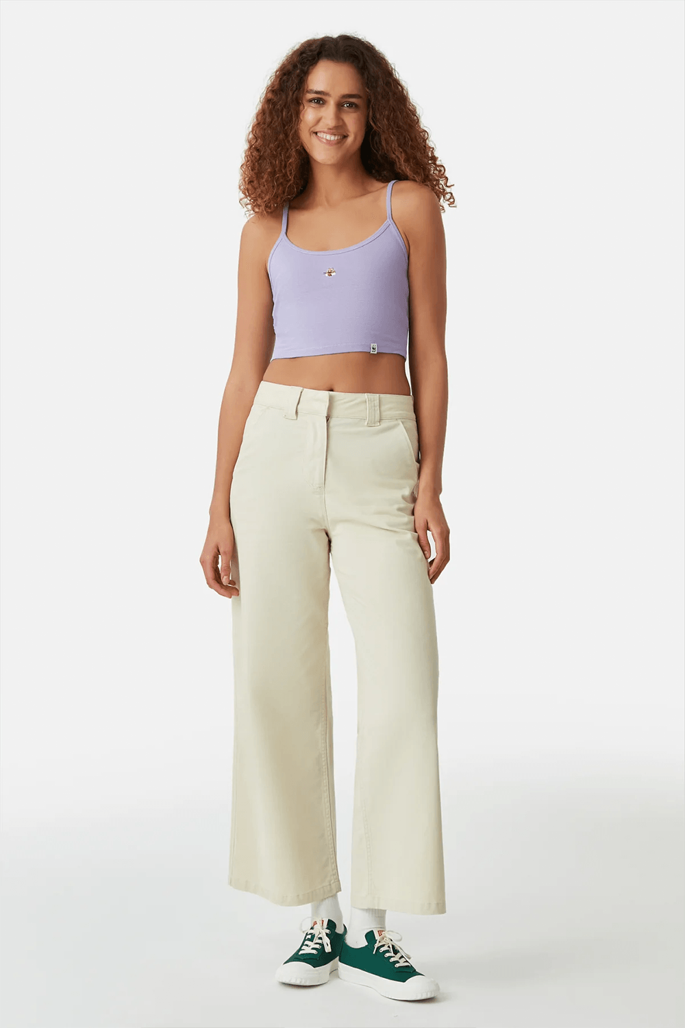 WWF Market-Yavru Sincap Crop Atlet - Mor-T-Shirts-3-Milagron.com