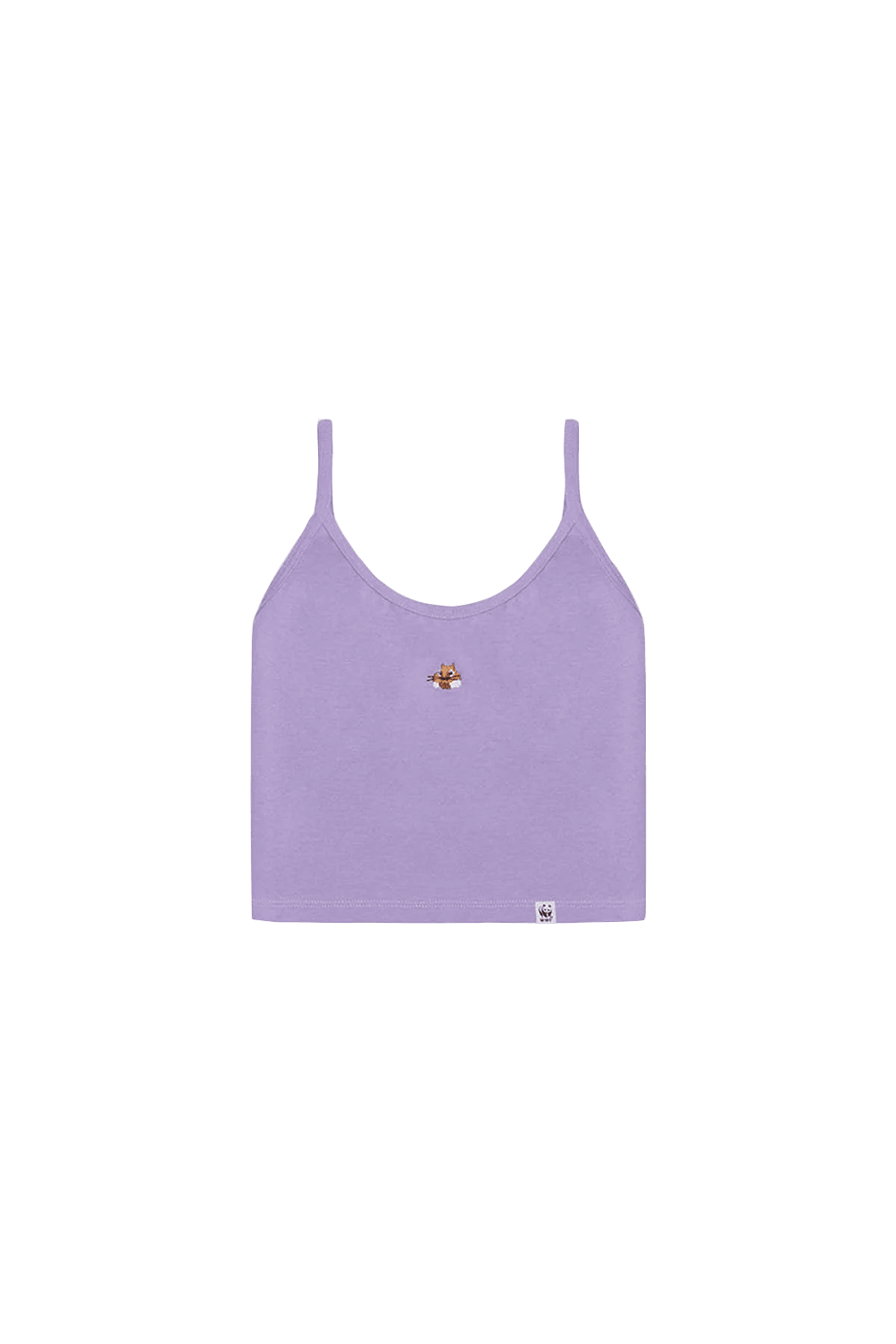 WWF Market-Yavru Sincap Crop Atlet - Mor-T-Shirts-4-Milagron.com