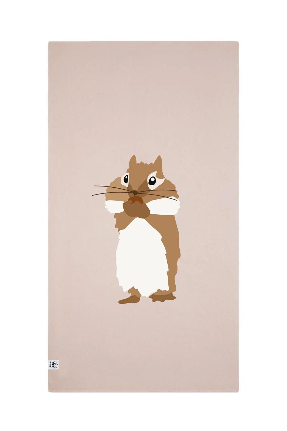 WWF Market-Yavru Sincap Peştamal - Gül Kurusu-Plaj Havlusu-1-Milagron.com