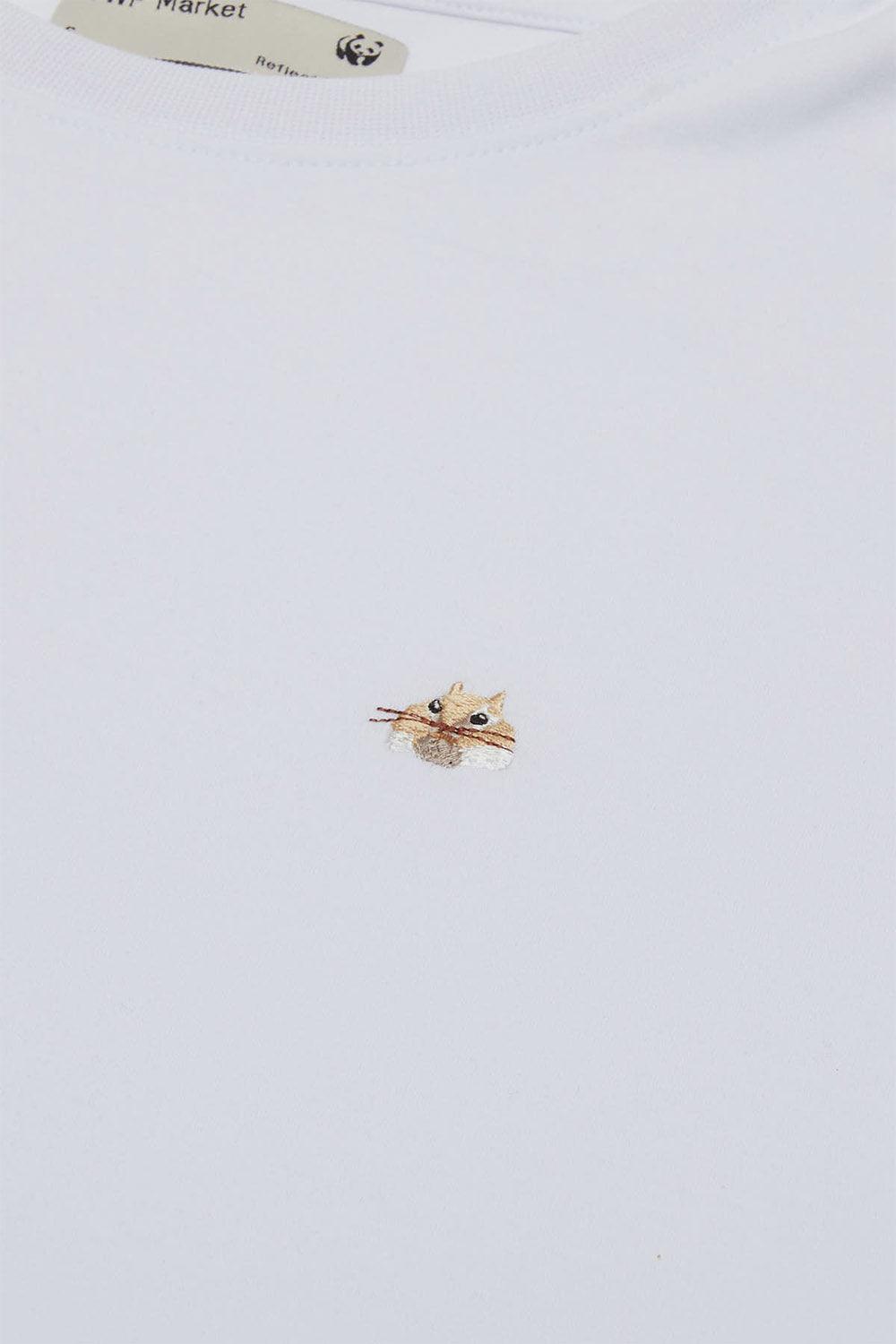 WWF Market-Yavru Sincap T-shirt - Beyaz-T-Shirts-2-Milagron.com