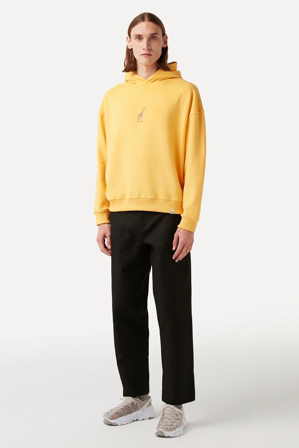 WWF Market-Zürafa Hoodie - Sarı-Sweatshirts & Hoodies-7-Milagron.com