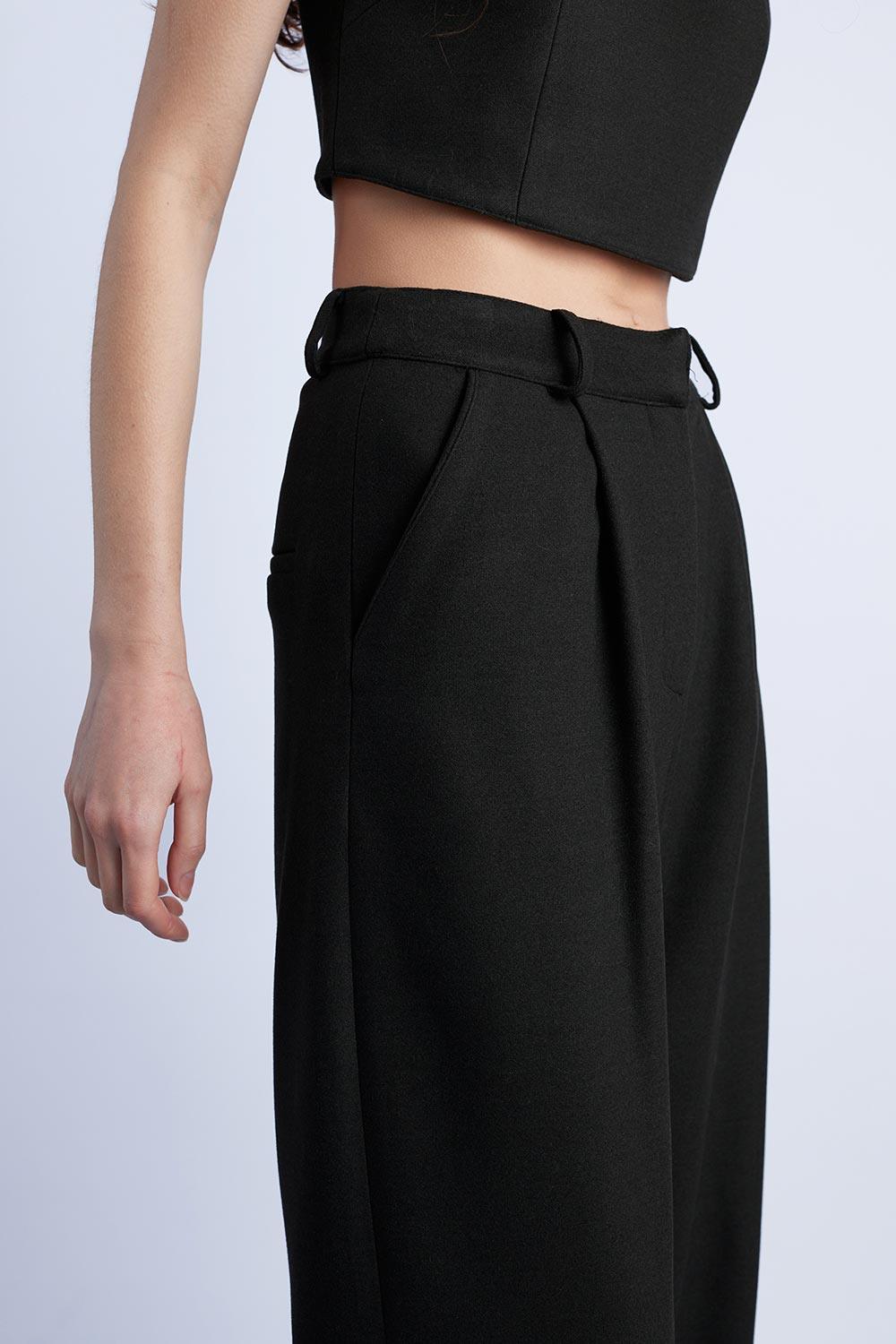 Wabi Sabi-Anchor Antrasit Kaşe Pantolon-Pantolon-4-Milagron.com