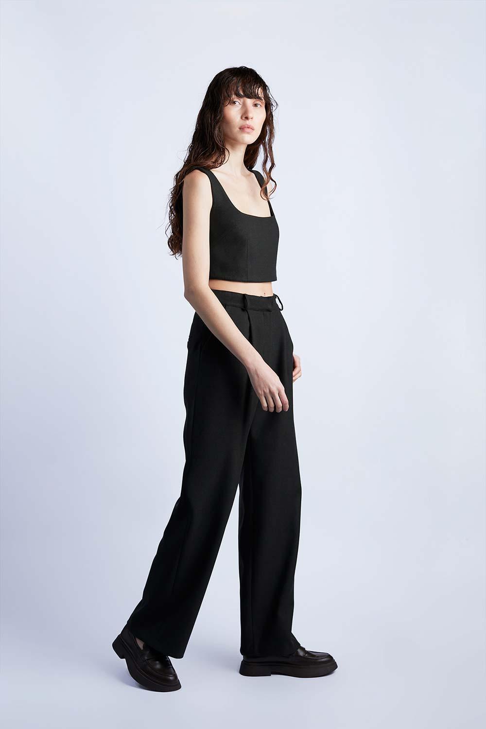 Wabi Sabi-Anchor Kaşmir Düğmeli Büstiyer-Top-4-Milagron.com