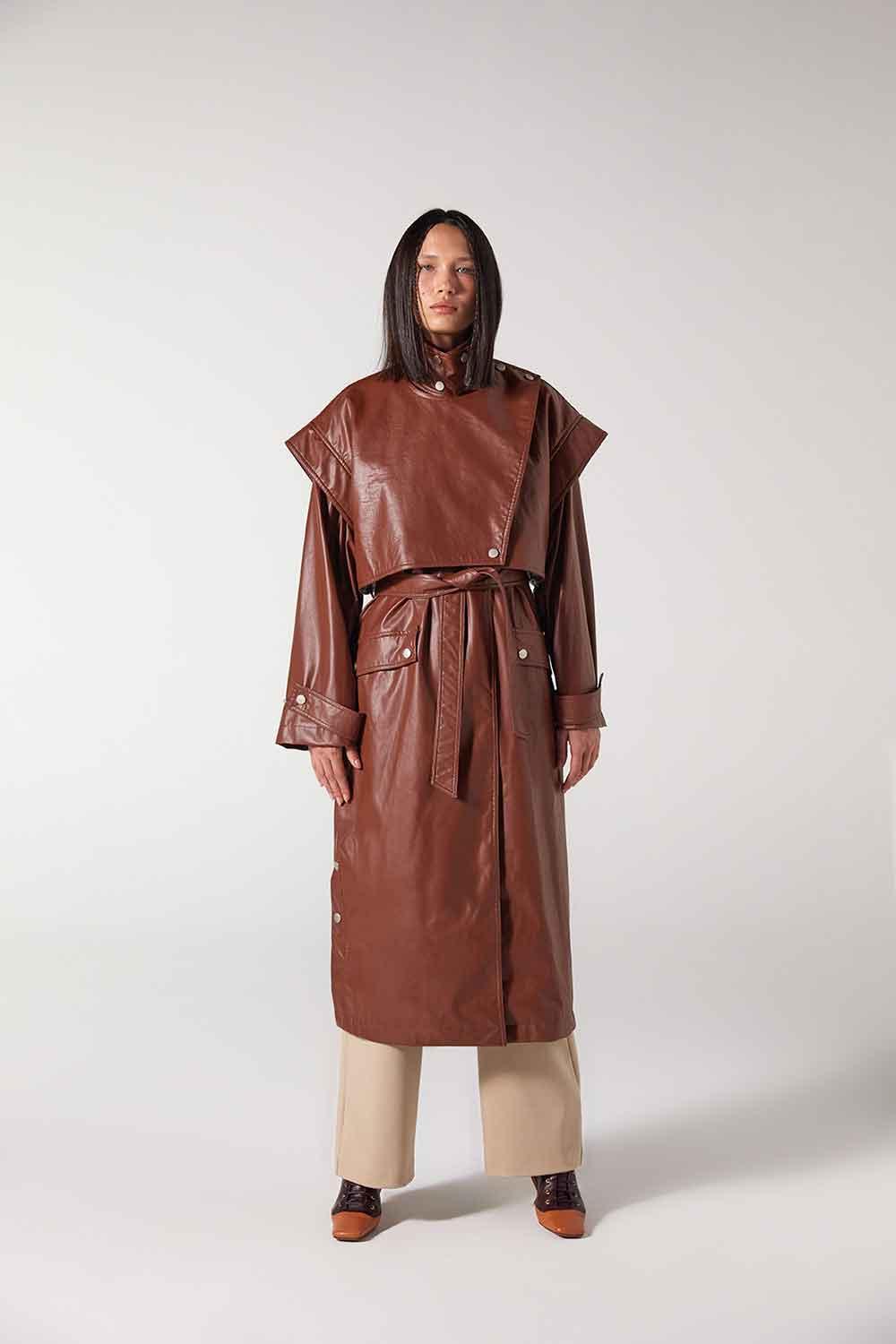 Wabi Sabi-Deri Trençkot-Trençkot-1-Milagron.com