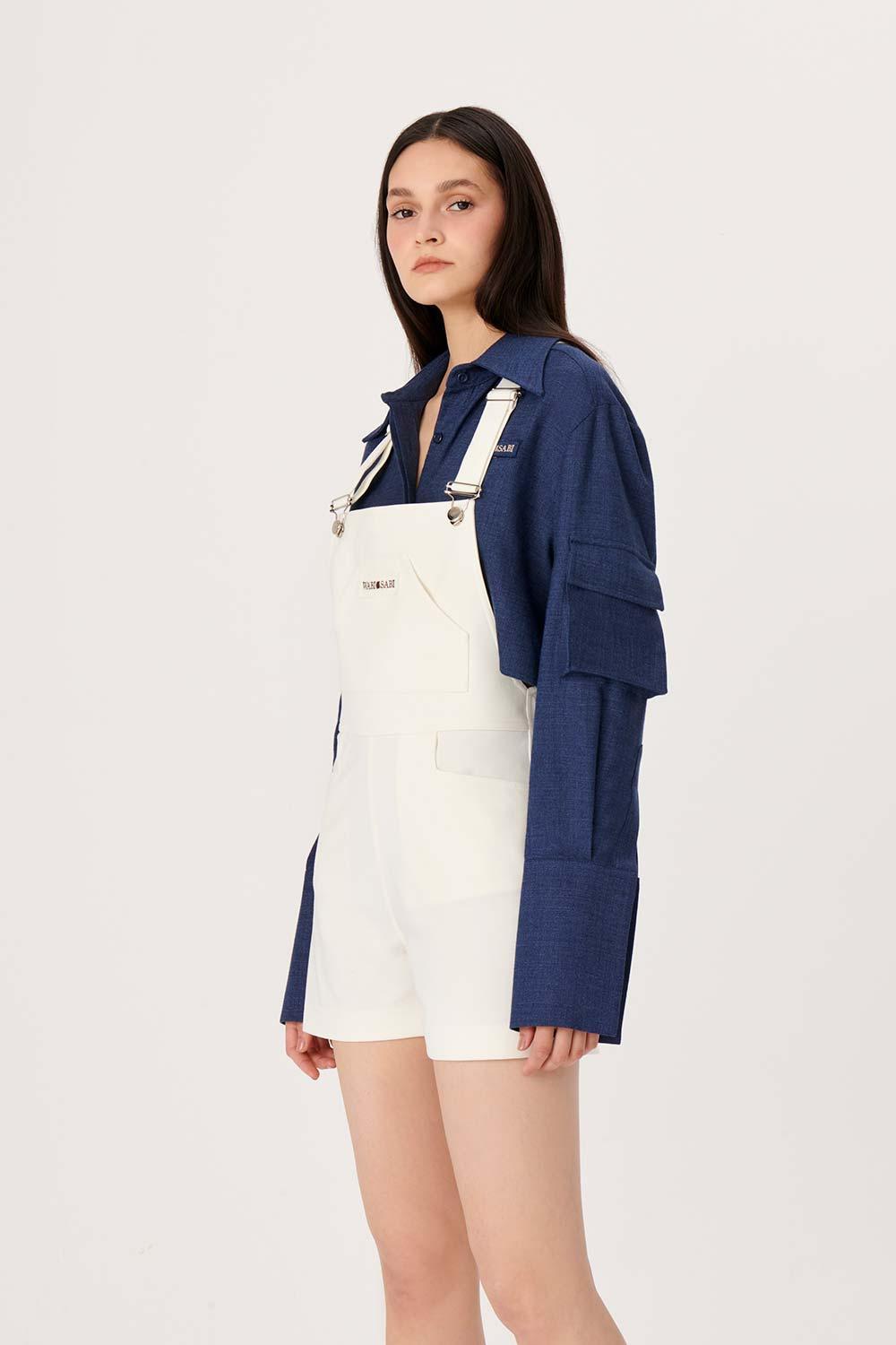 Wabi Sabi-Gioia Kısa Salopet-Tulum-3-Milagron.com