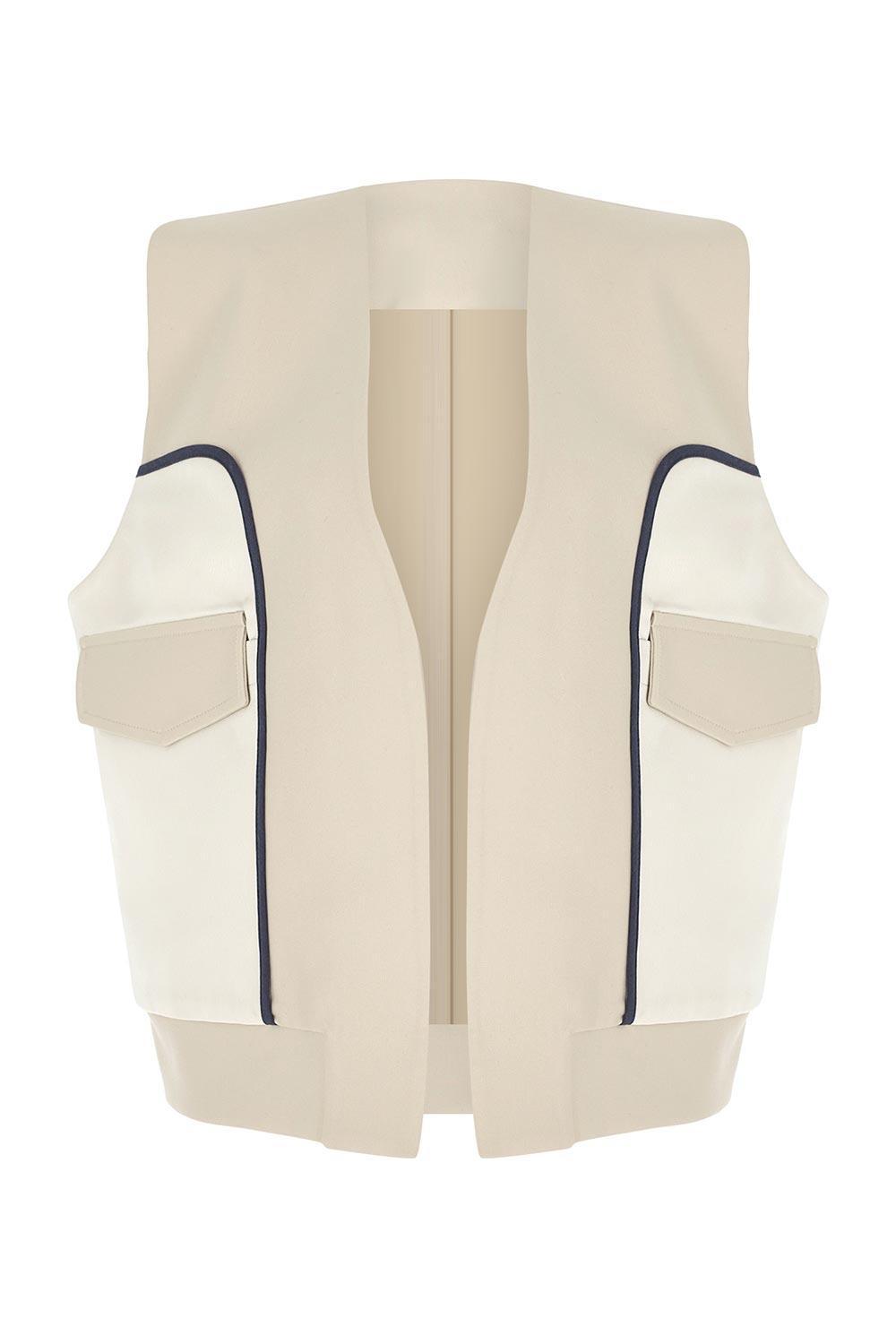 Wabi Sabi-Luna Bomber Yelek-Yelek-1-Milagron.com