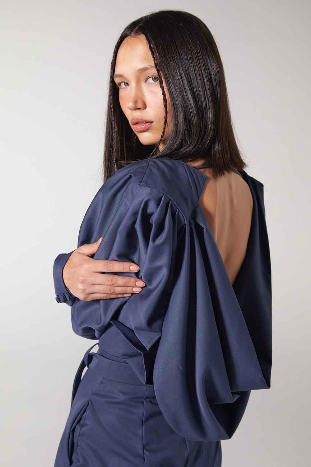 Wabi Sabi-Mbç Pasifik Mavisi Vatkalı Top-Top-2-Milagron.com